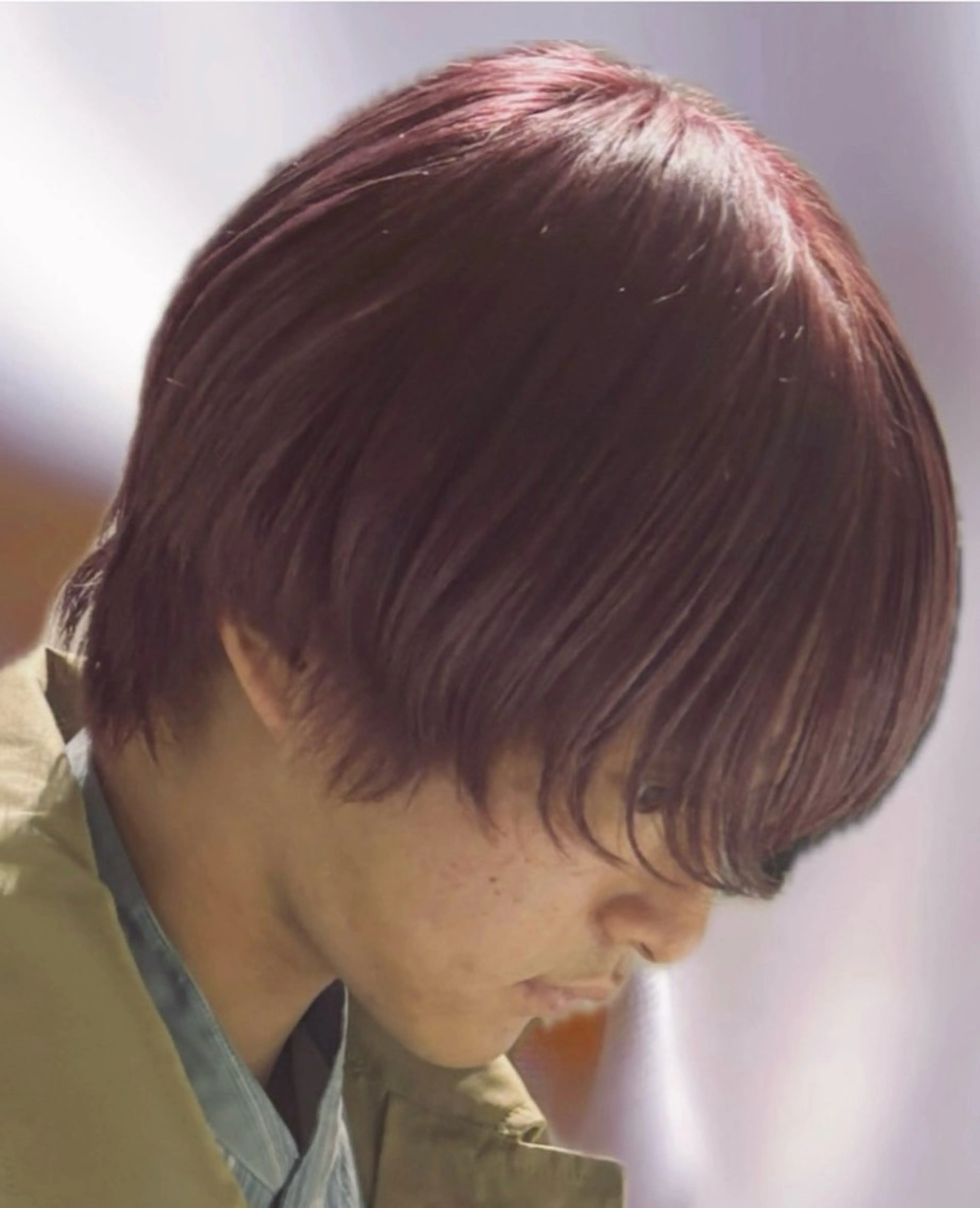 ショート カラー ベージュカラー 透明感カラー ピンクカラー ヘアカラー 立川艶髪カラーと映画 美容師YUJIのヘアスタイル