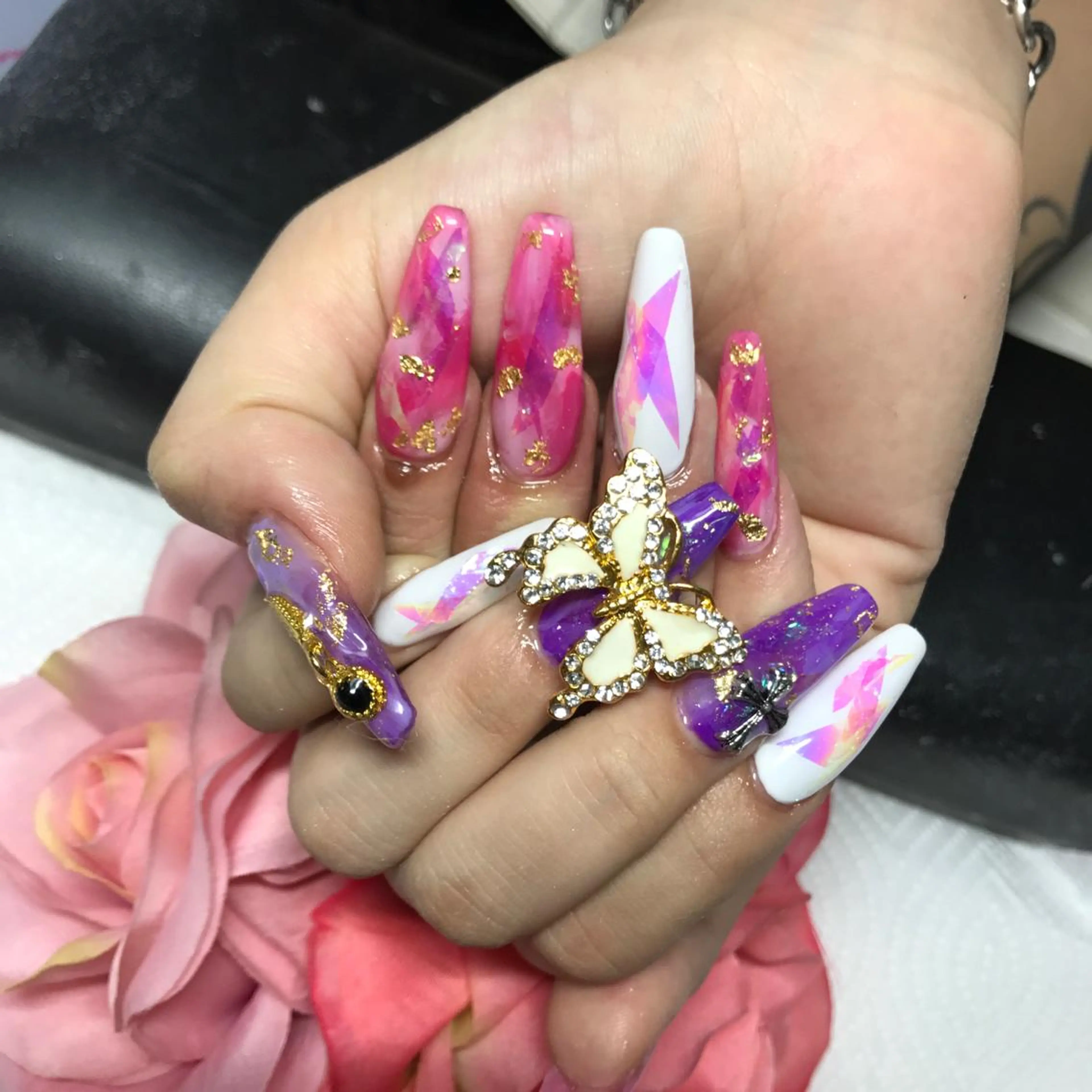 ロング ネイル 《LB》ラブリエ Nail&eyeのマツエク・マツパデザイン