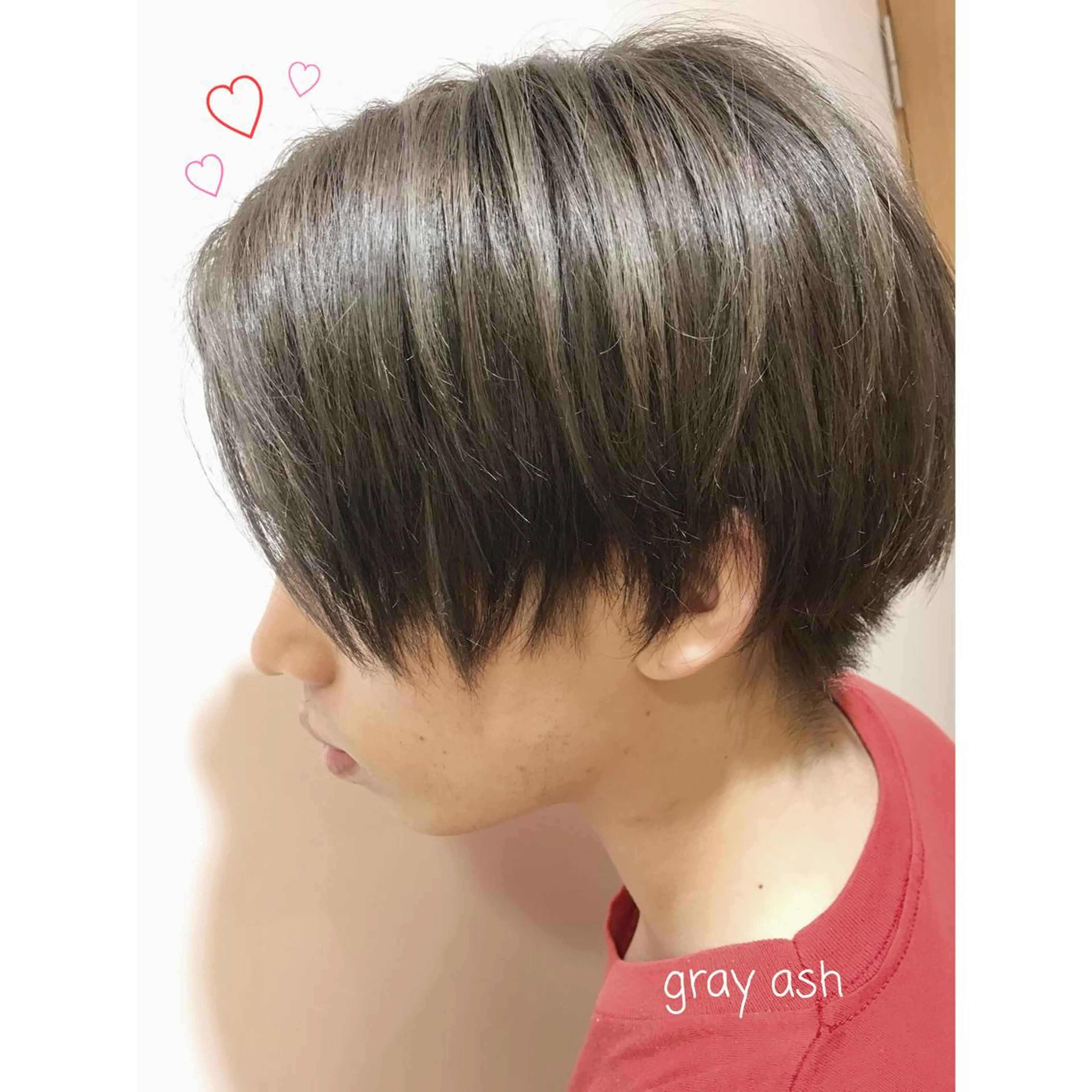 カラー メンズ アッシュ 外国人風カラー シアーベージュニスト 🥣大石亜里紗のヘアスタイル