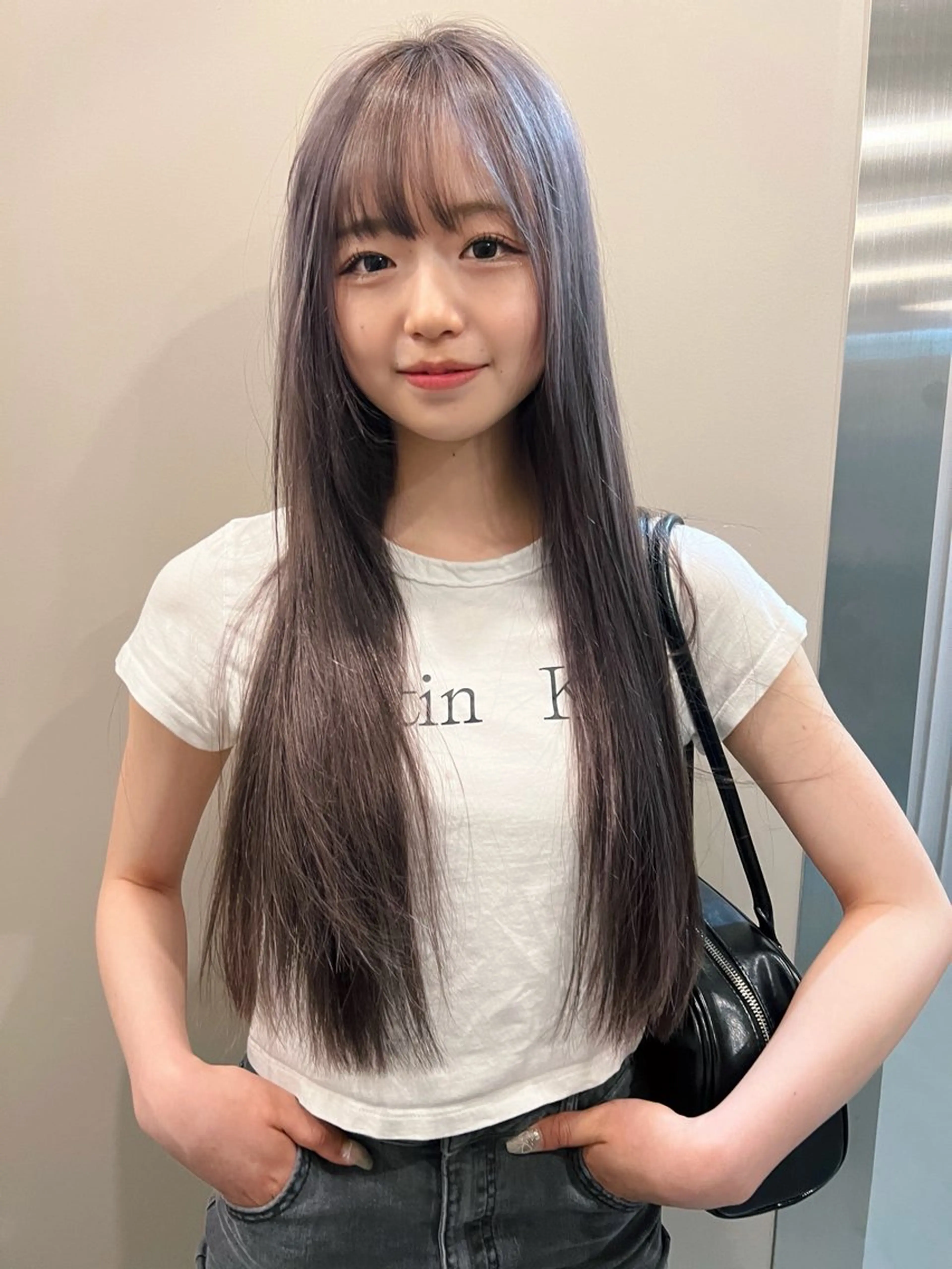 ロング カラー 色落ちまで可愛い🧚 心斎橋hikaruのヘアスタイル