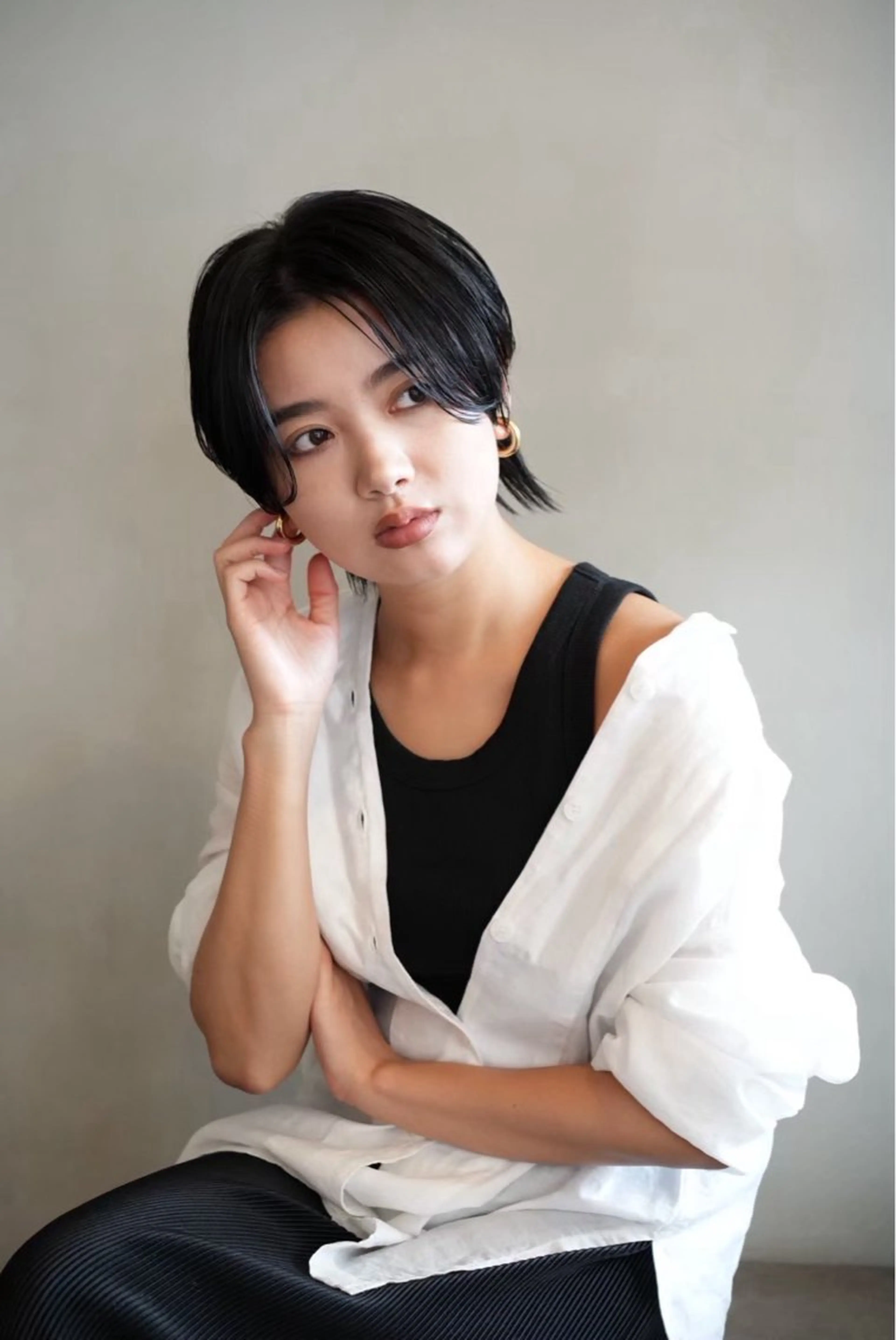 ショート カラー 加賀 千聖 /soigneのヘアスタイル