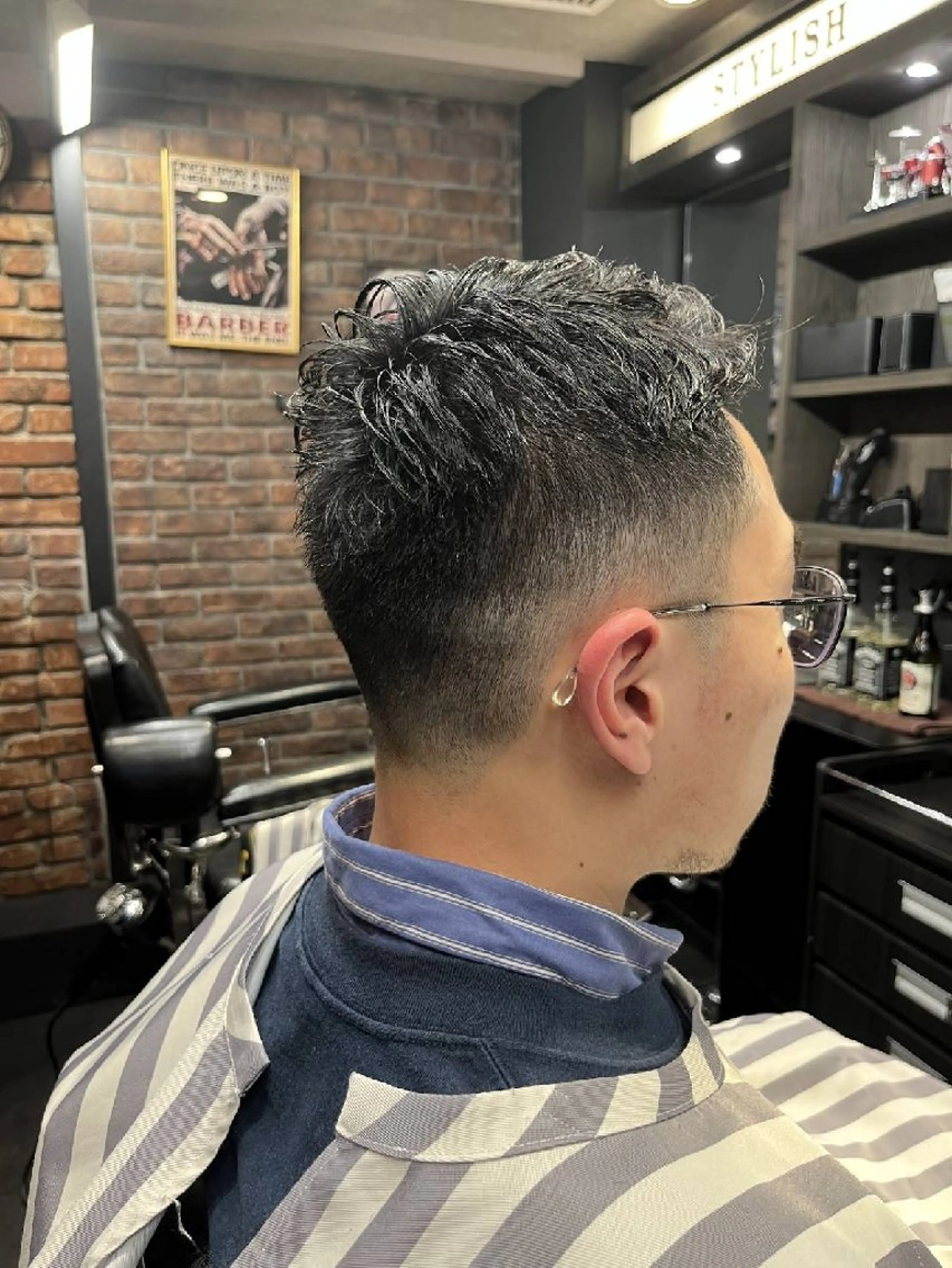 メンズ フェードカット 神原 朋瑛のヘアスタイル