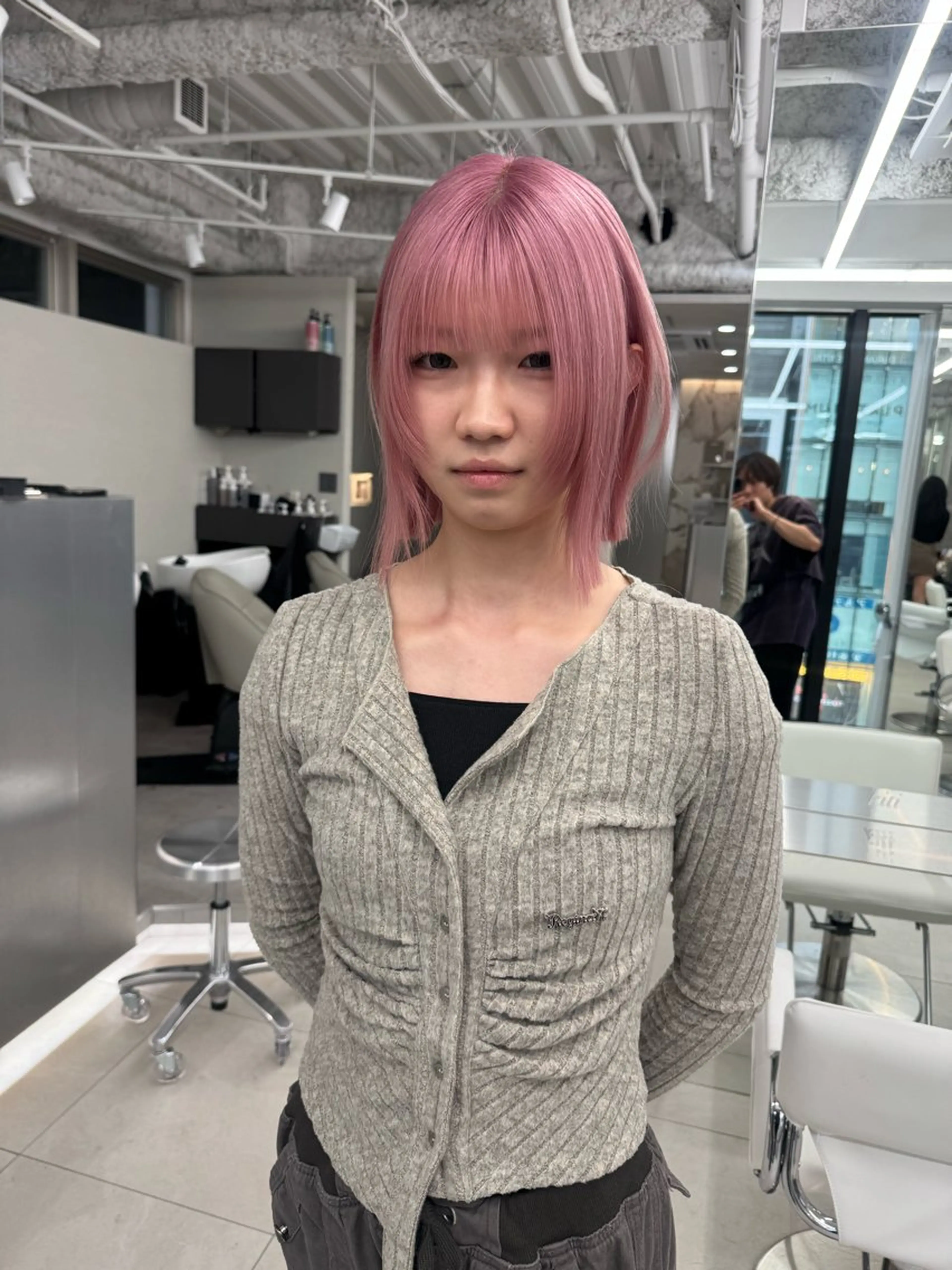 ショート カラー ヘアカラー ヘアセット 栄美容師/kiti /ボブ/ケントのヘアスタイル