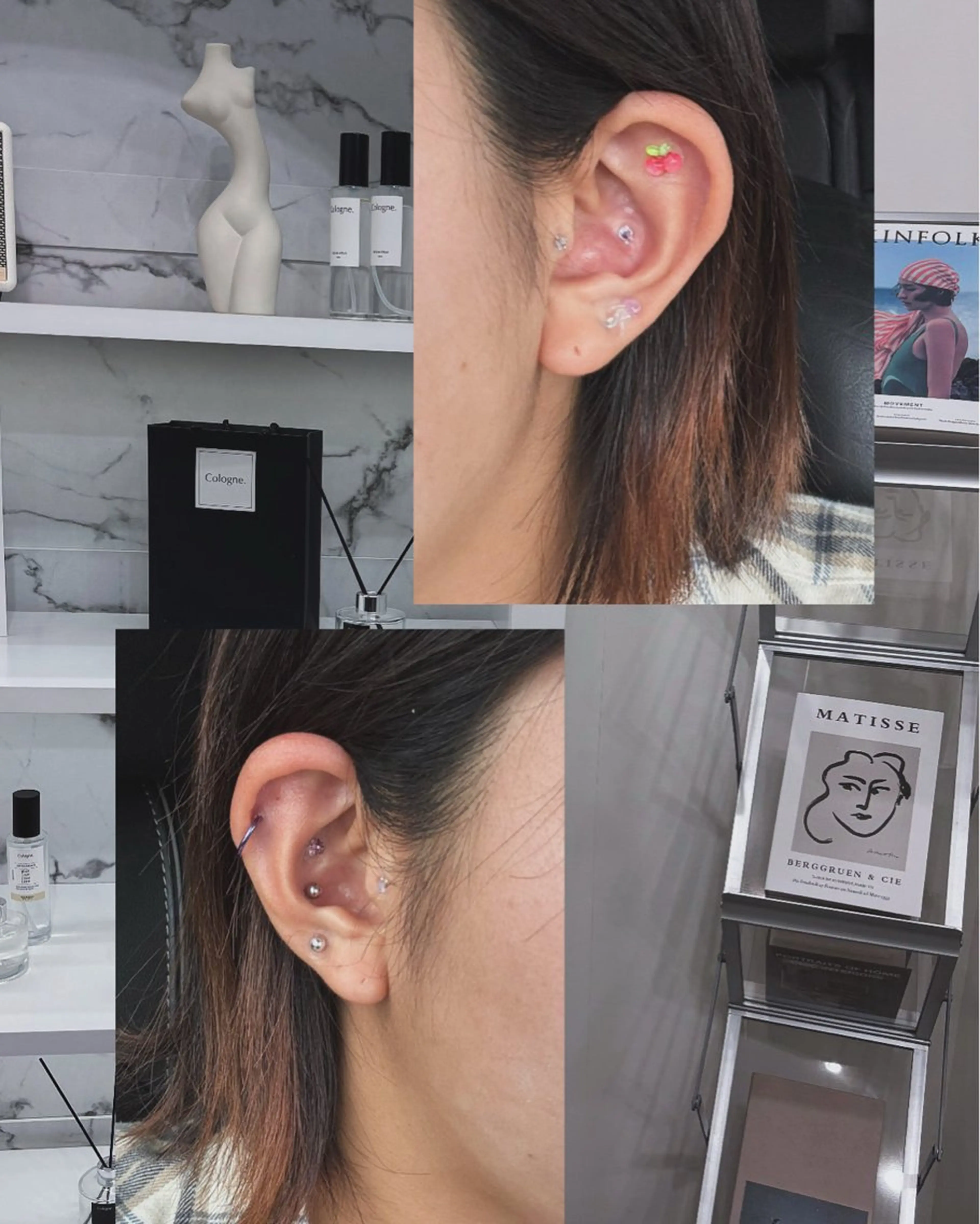 耳つぼジュエリー(12粒お任せコース)の写真