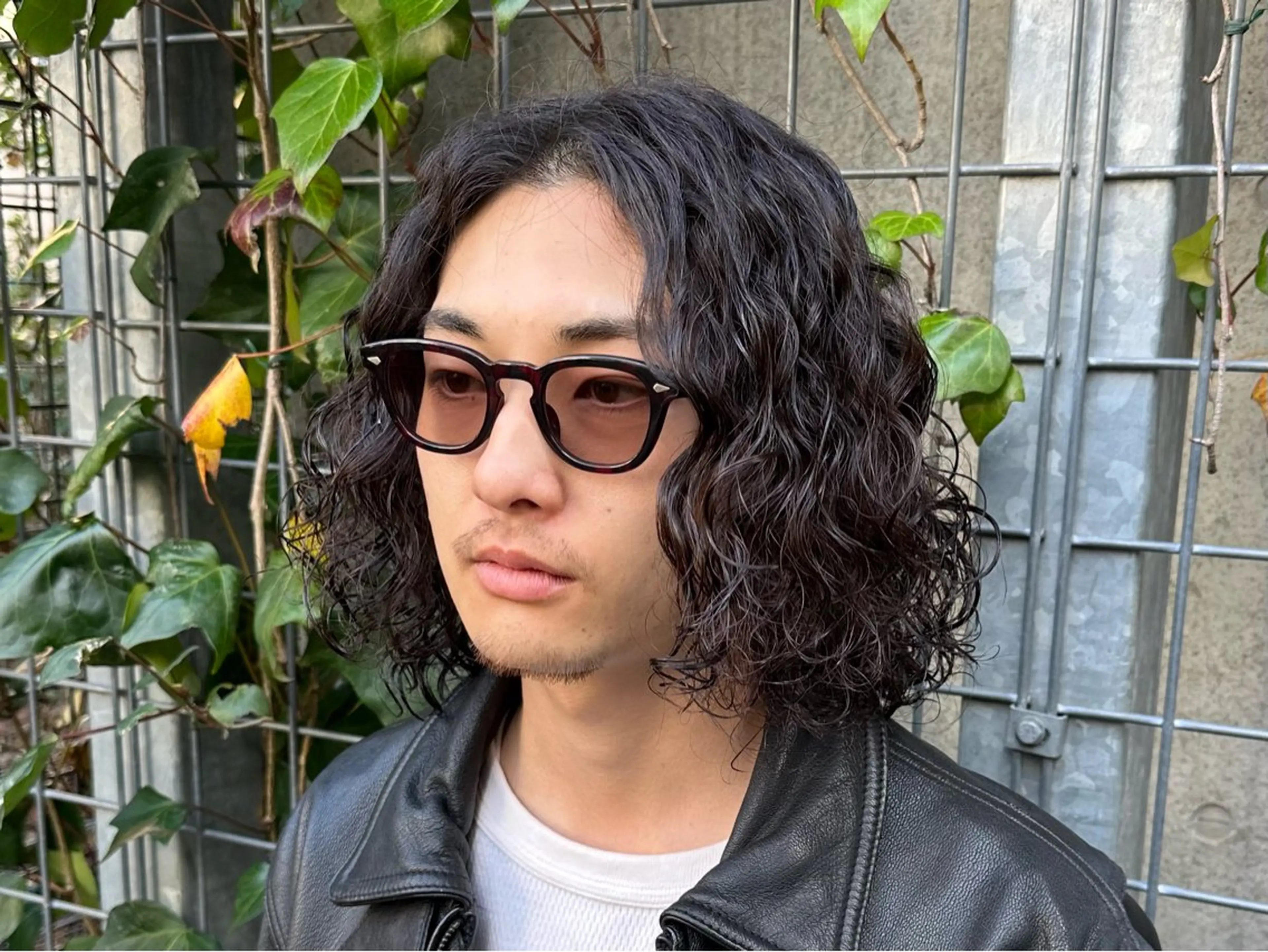 セミロング パーマ メンズ カット パーマ トリートメント ツイスパ/メンズ パーマ/歩夢のヘアスタイル