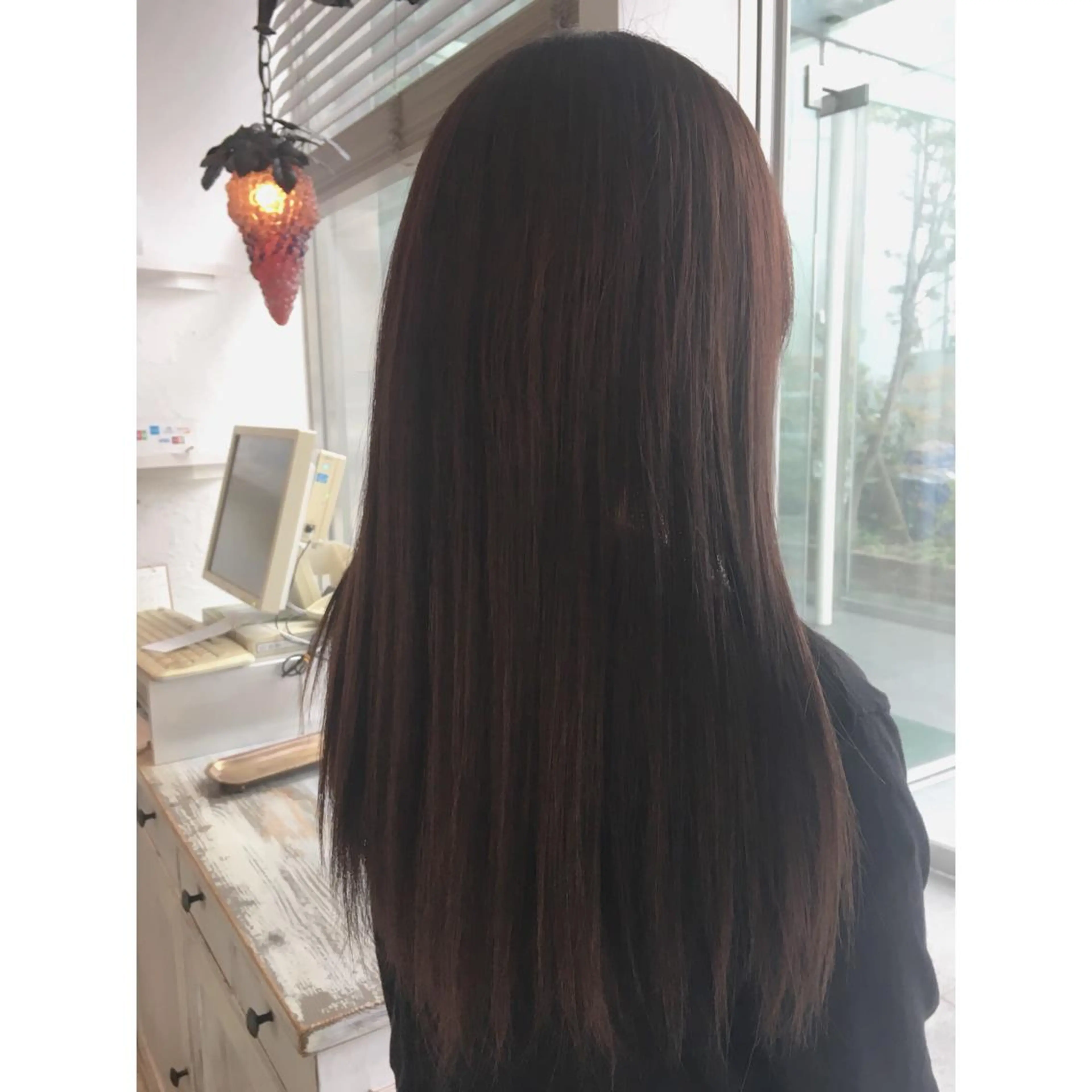 ロング カラー fio マナミのヘアスタイル