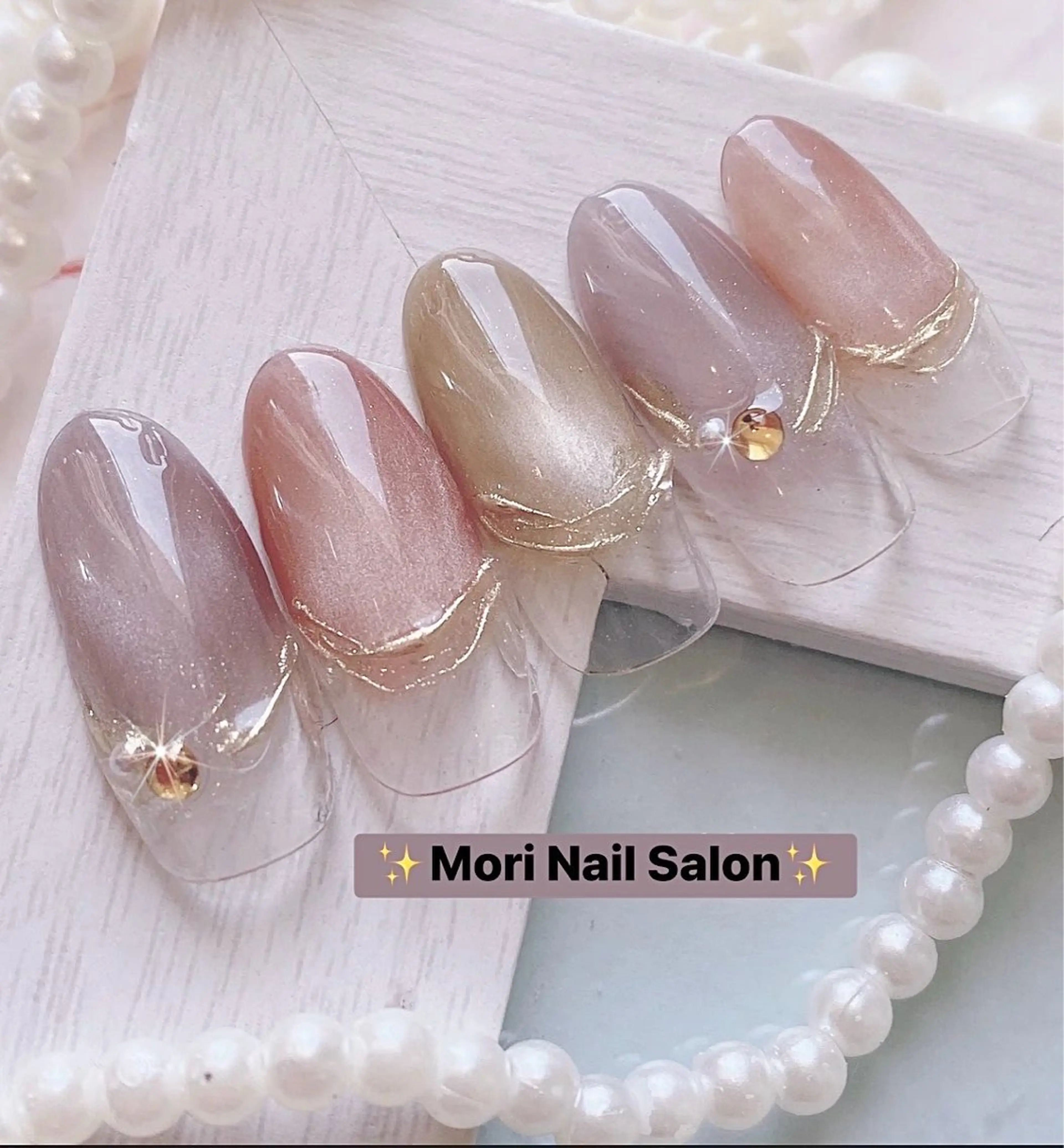ネイル マグネットネイル MORI ネイル SALONのネイルデザイン