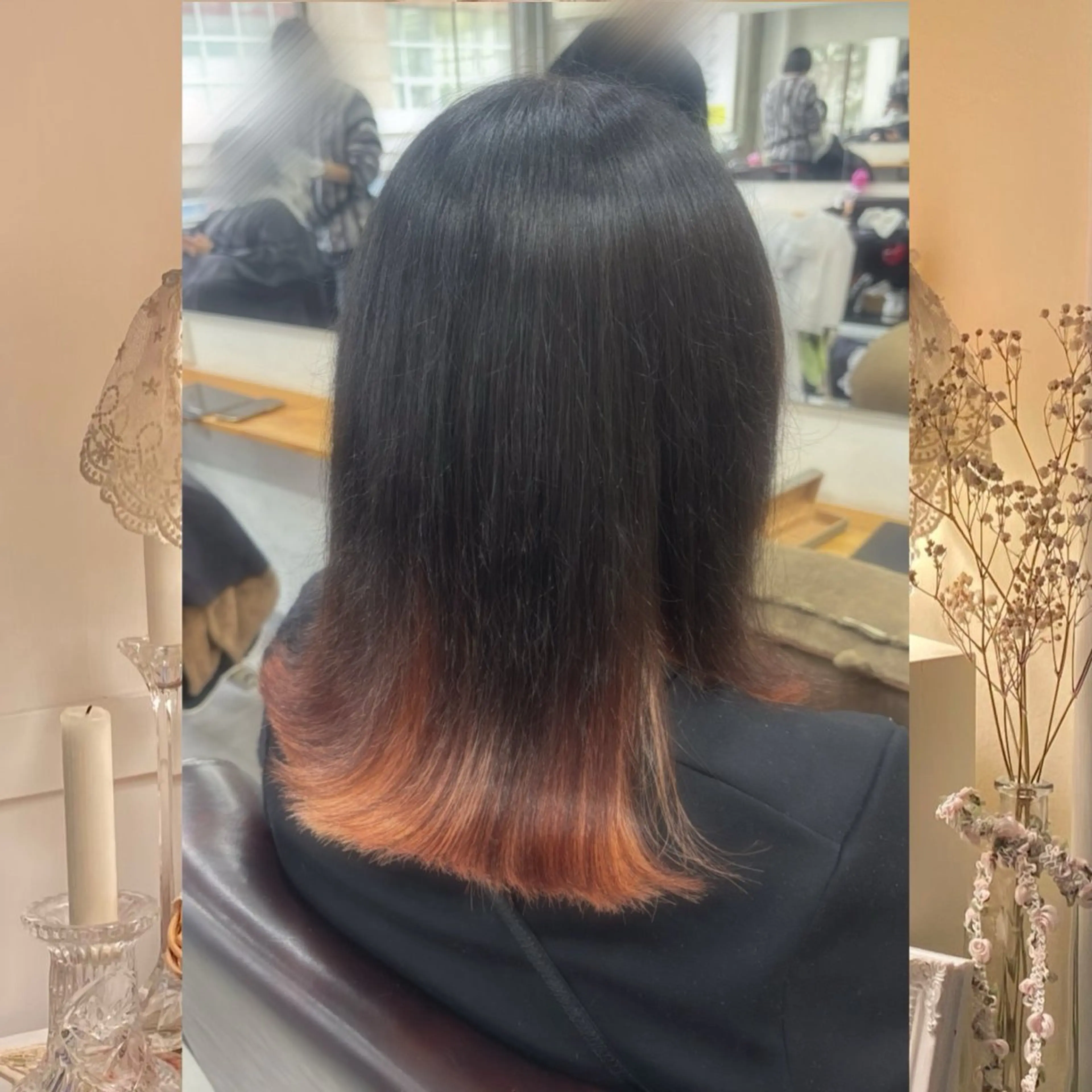 ミディアム 河原 彩心【練習モデル】のヘアスタイル