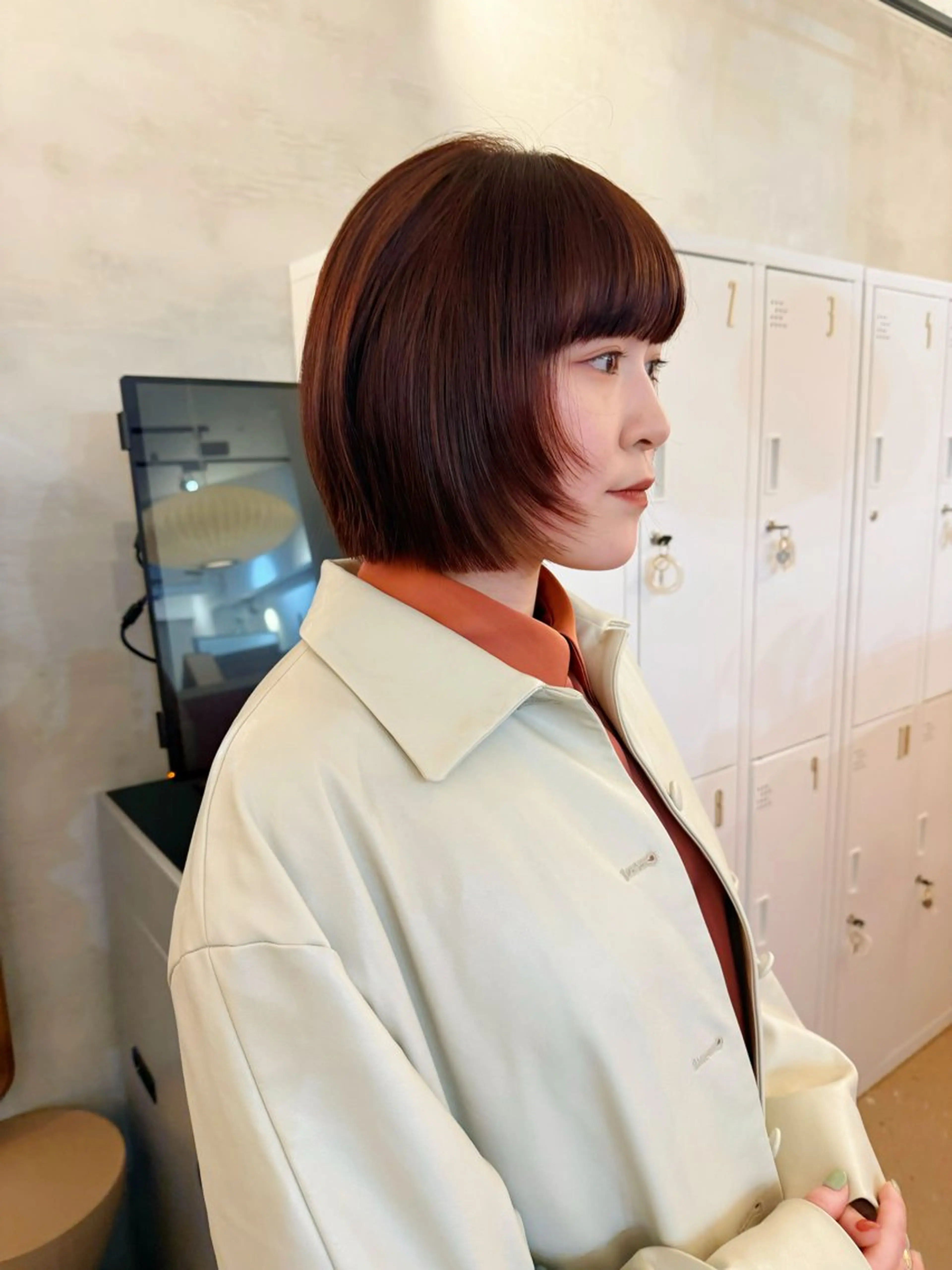 ショート カラー ❤️アヤカ Wカラー ボブ レイヤー❤️のヘアスタイル