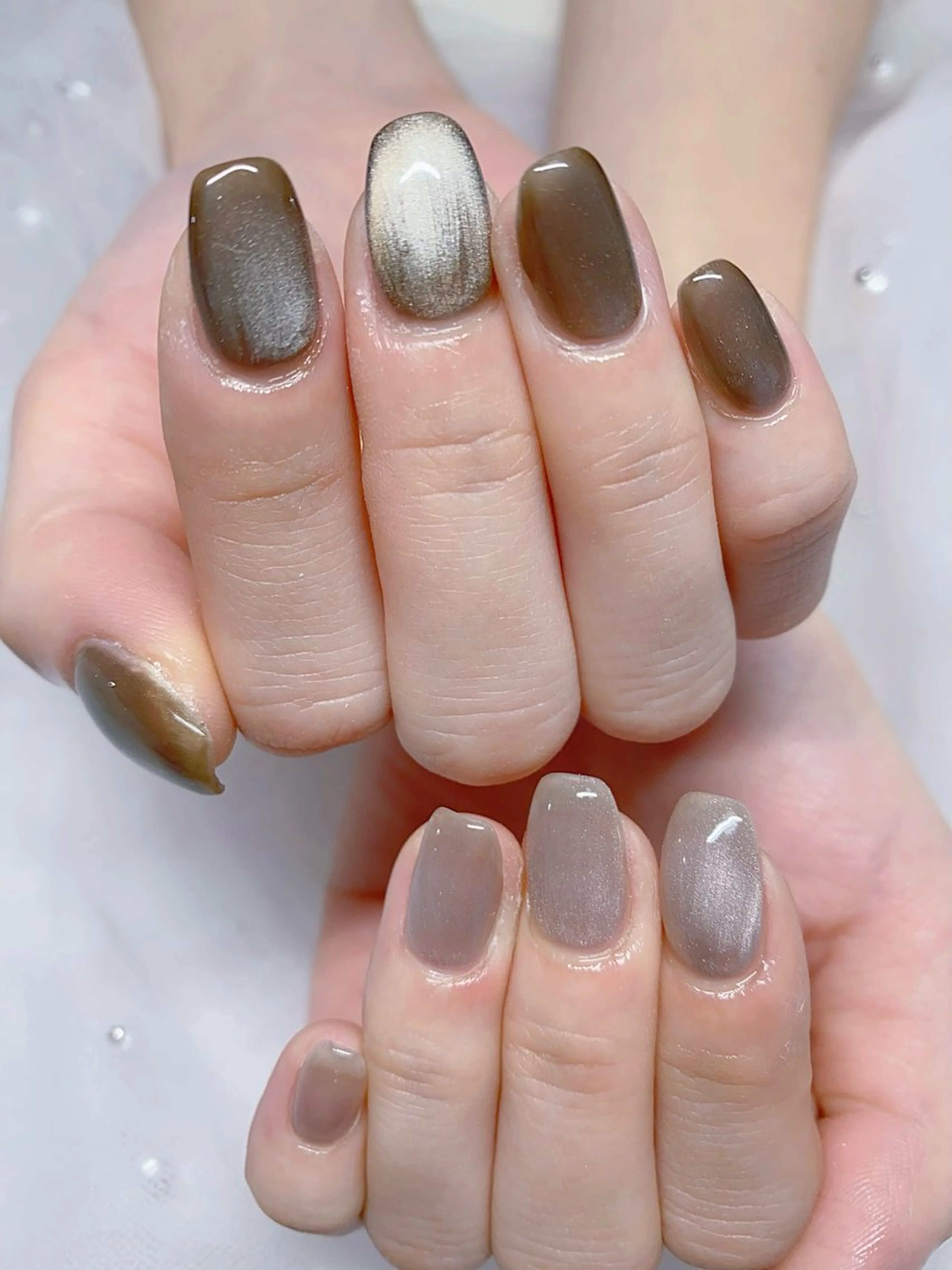 ネイル マグネットネイル ハンドネイル Jasmine nailsalon所属・ジャスミン ネイルサロンのネイルデザイン