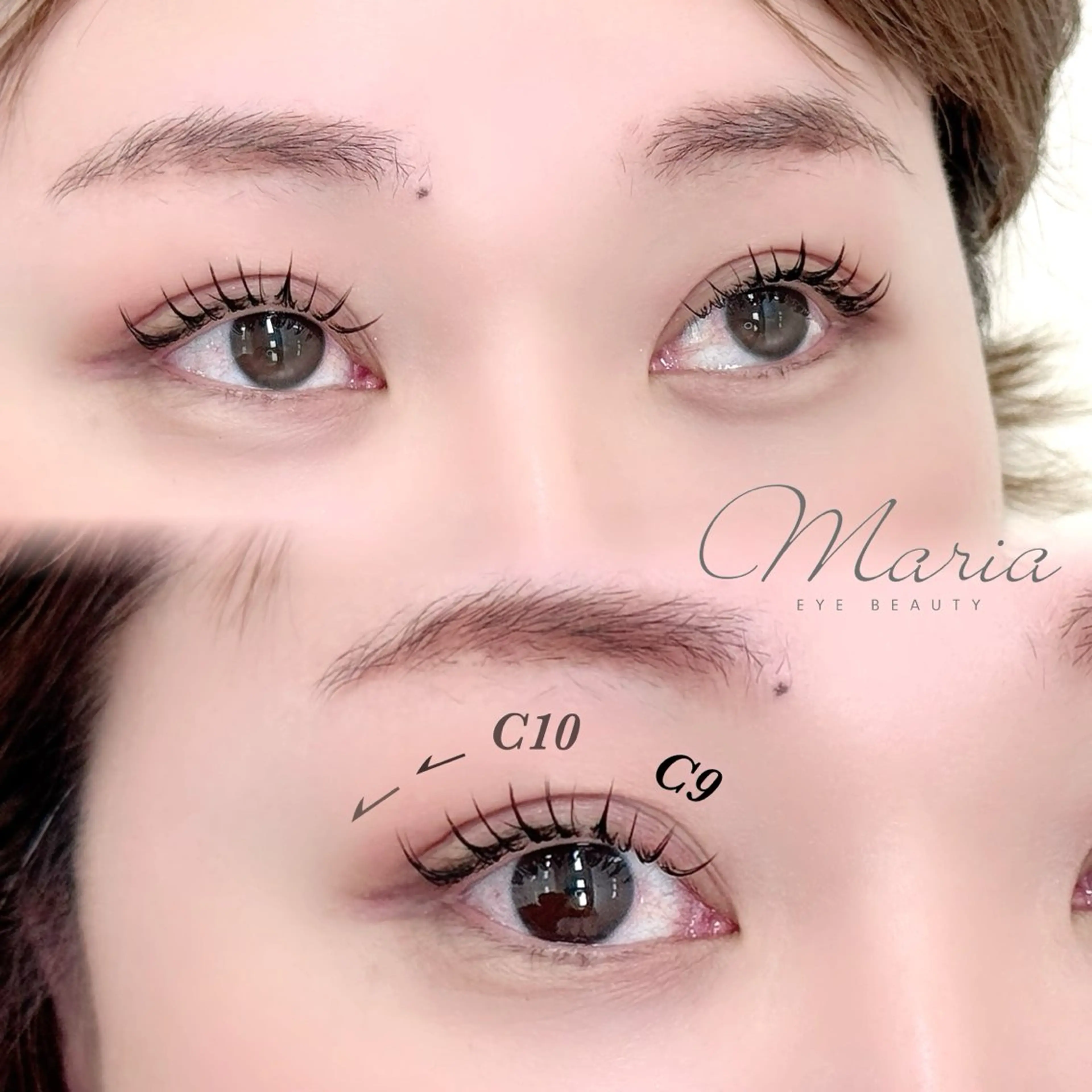 マツエク・マツパ Mariaeye 中村のマツエク・マツパデザイン