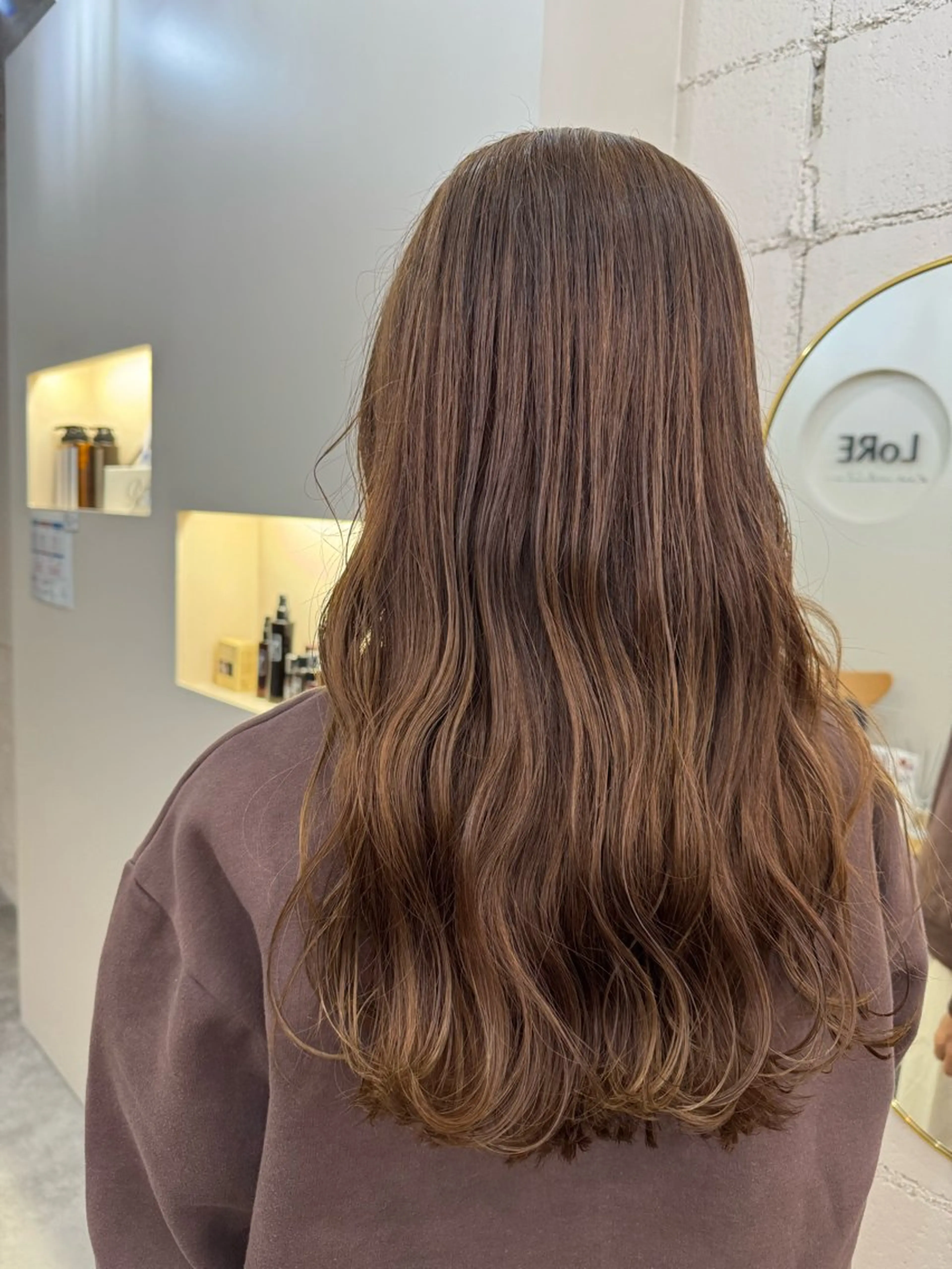 ロング カラー LoRE hair 四条河原町　西尾友里のヘアスタイル