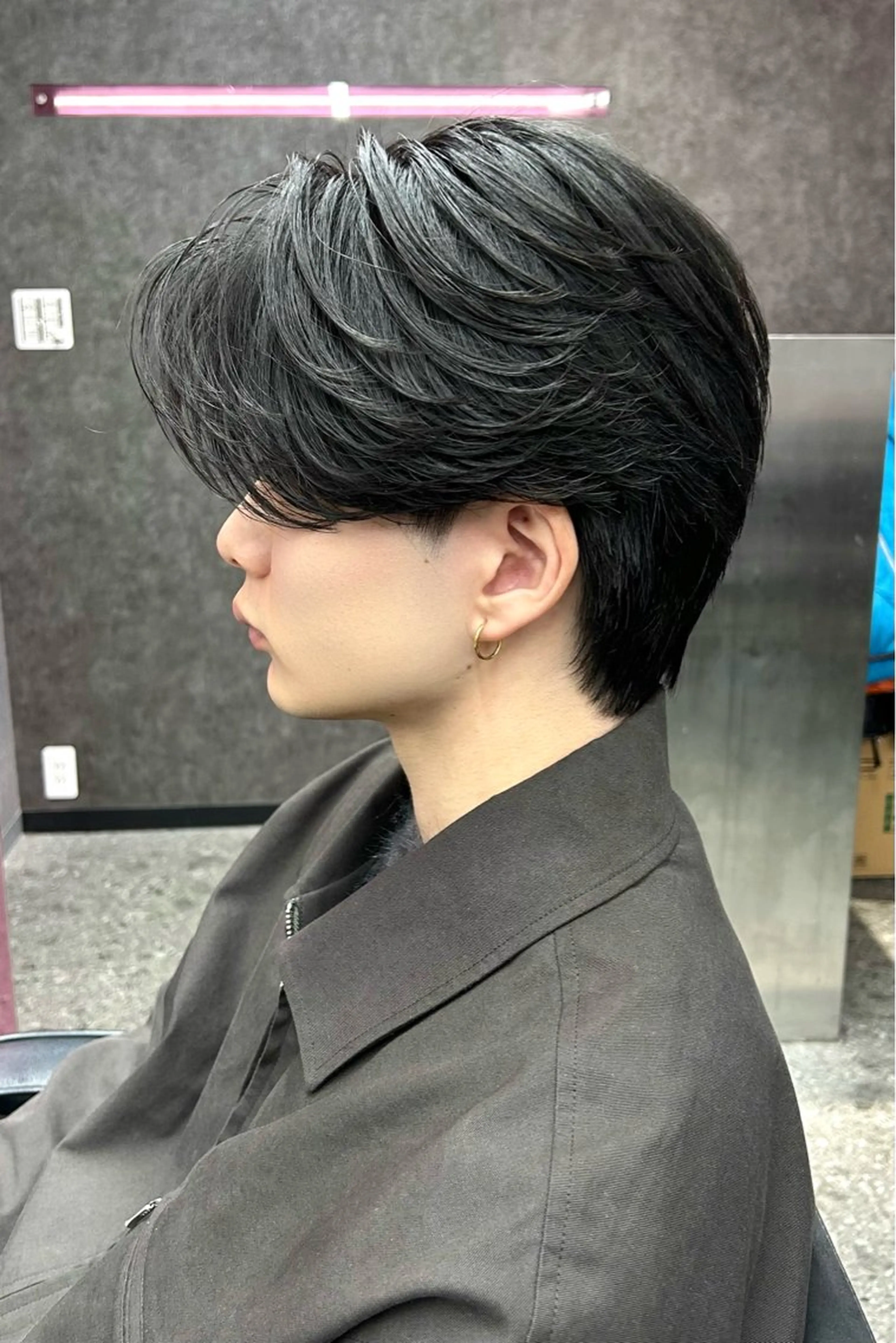 ショート カラー メンズ カット ヘアセット メンズスタイリスト 前田雄輝のヘアスタイル