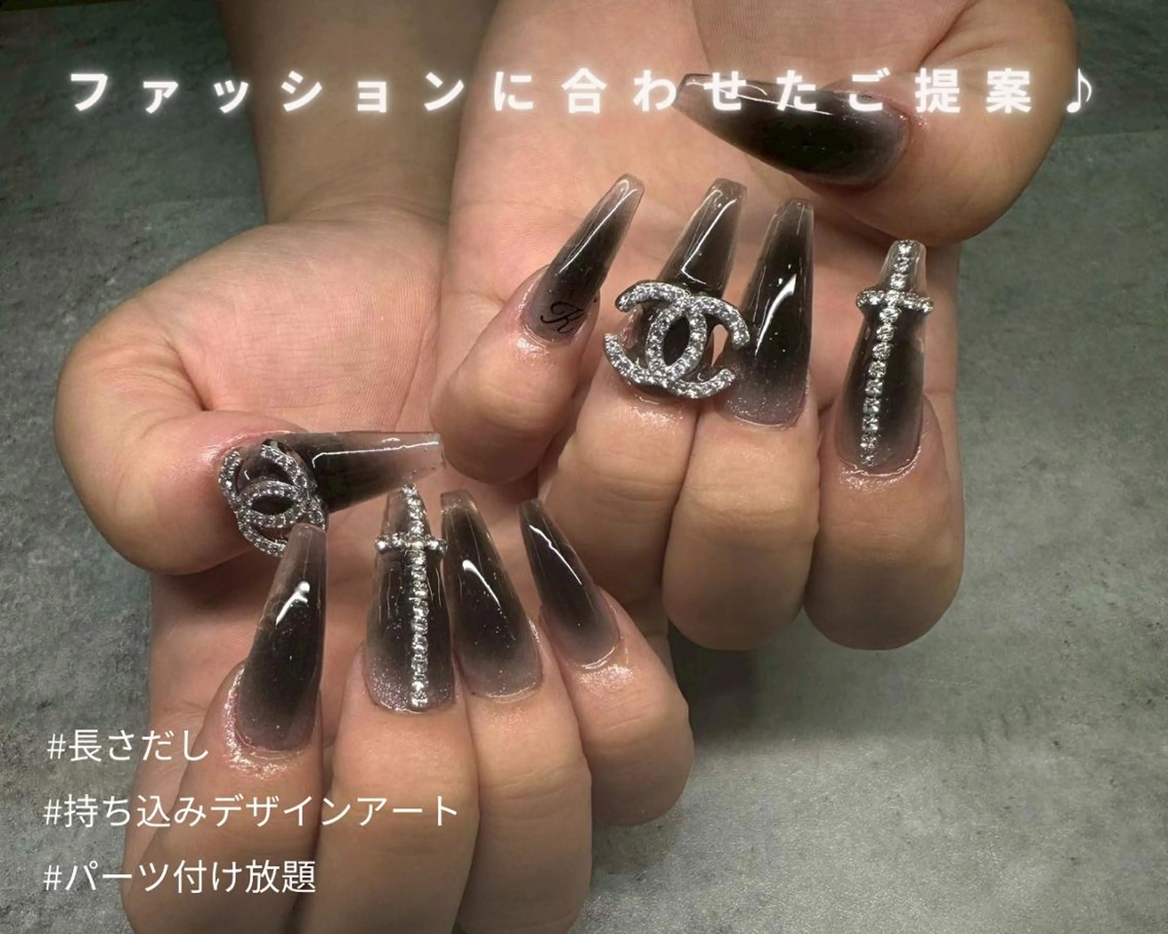 ネイル オーロラネイル ボルドー クリアネイル フラッシュネイル フットネイル ハンドネイル 長さだし特化持ち込み Inoueのネイルデザイン