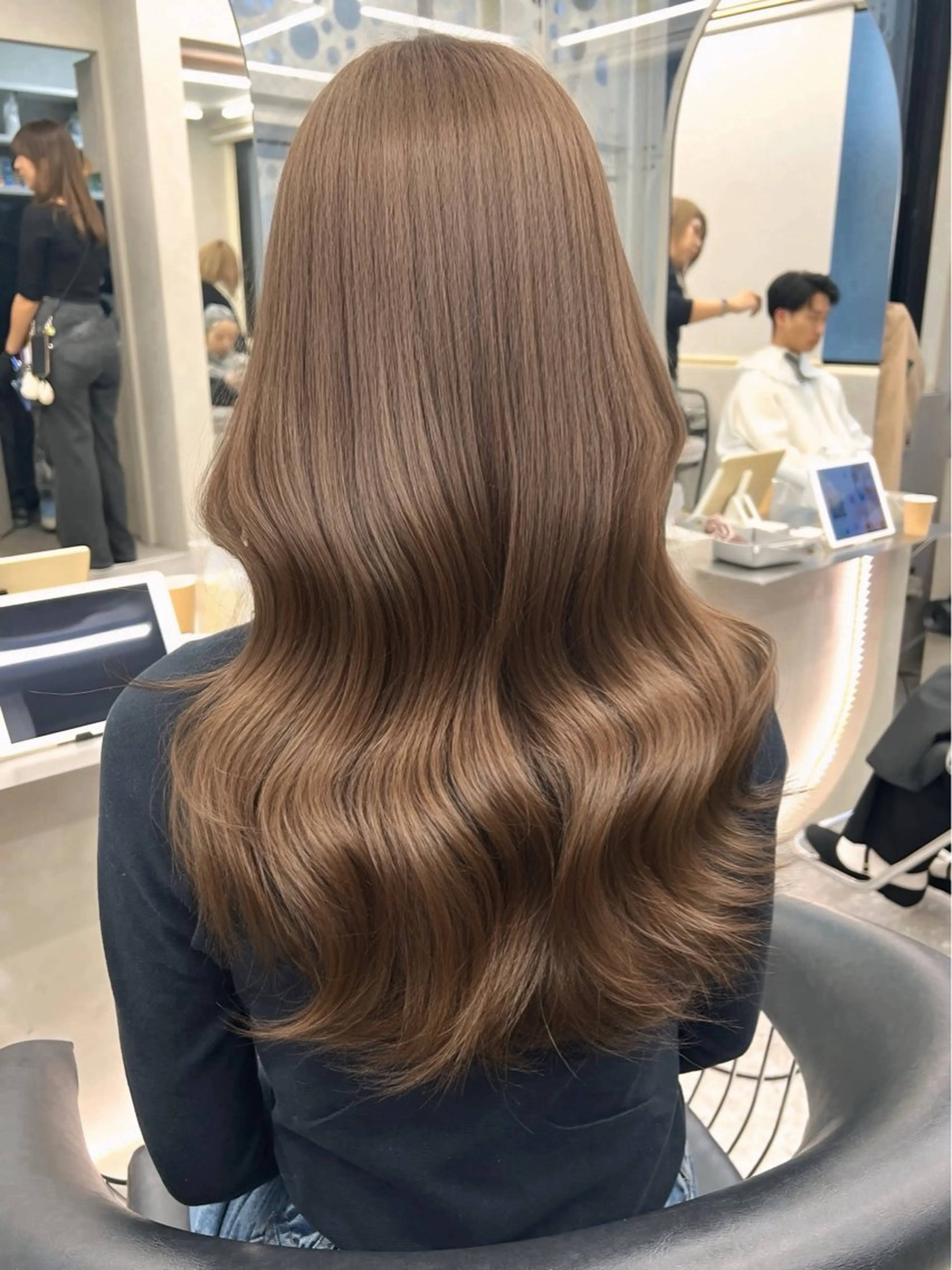 ロング カラー カット ヘアカラー トリートメント 博多ベージュ 🐻松井傑のヘアスタイル