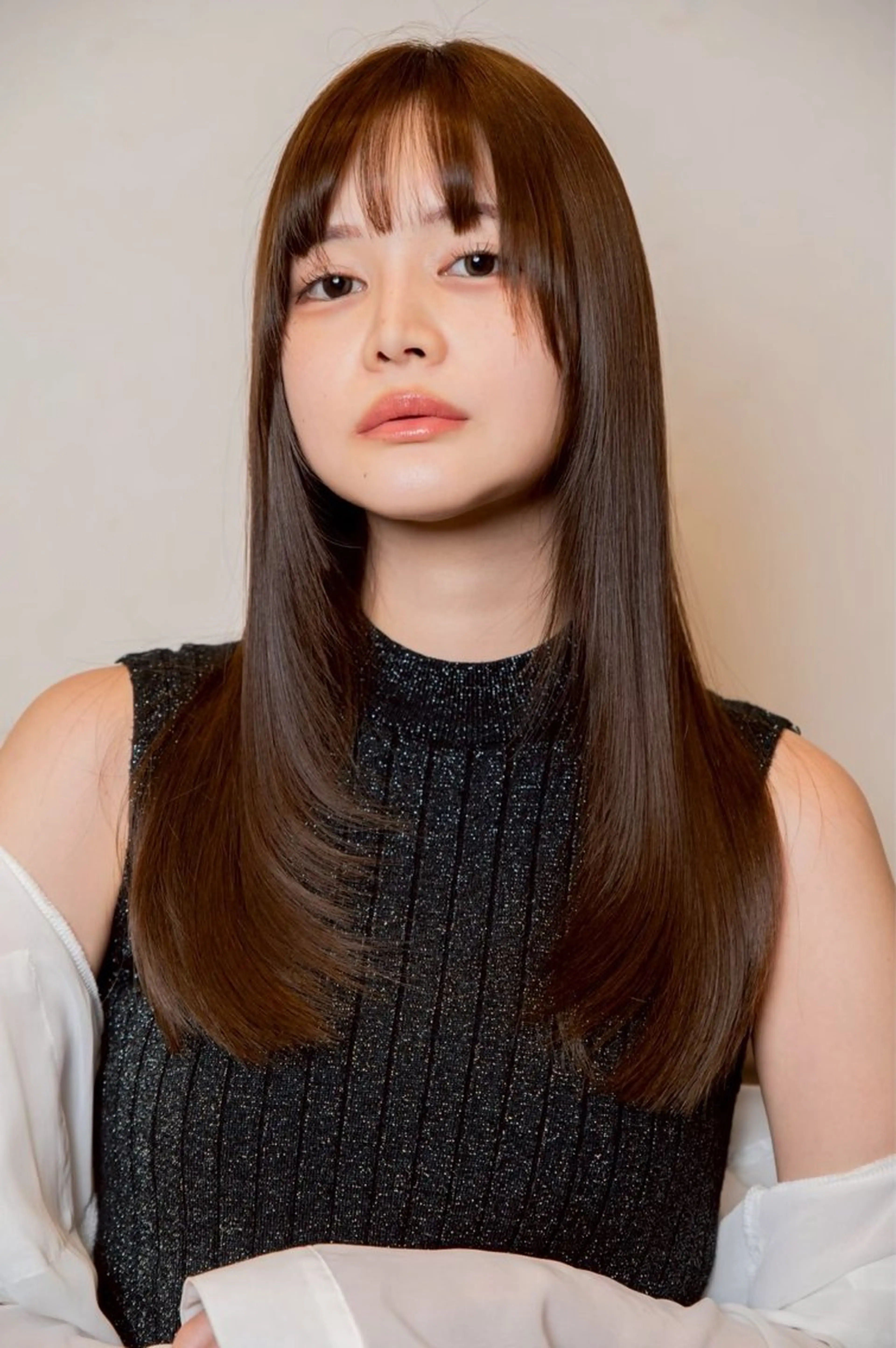 ロング 谷口 友里のヘアスタイル