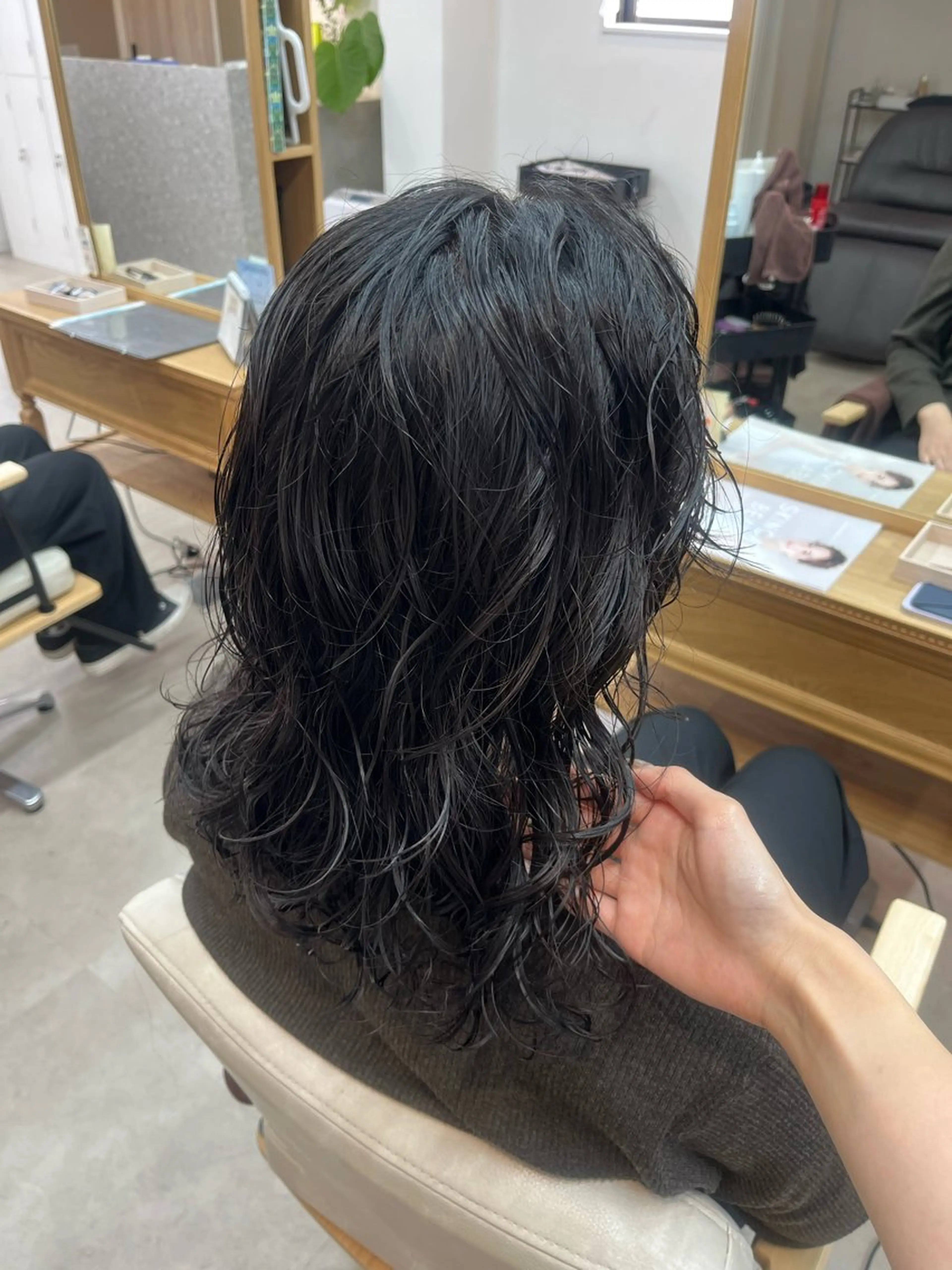 セミロング パーマ カット パーマ 乙葉 / Roccoのヘアスタイル