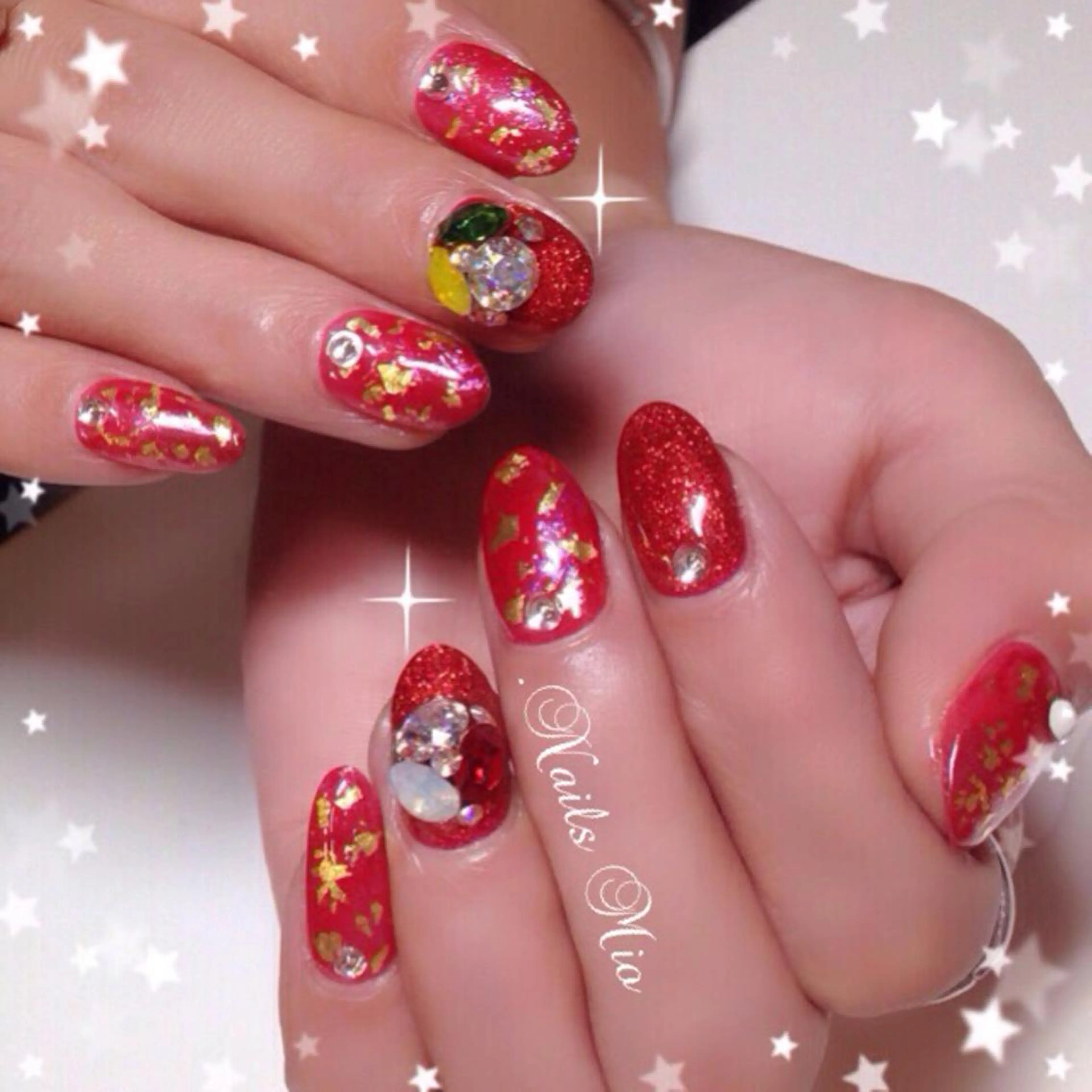 ネイル 成人式 .Nails Mio 赤羽西ネイルサロンのネイルデザイン