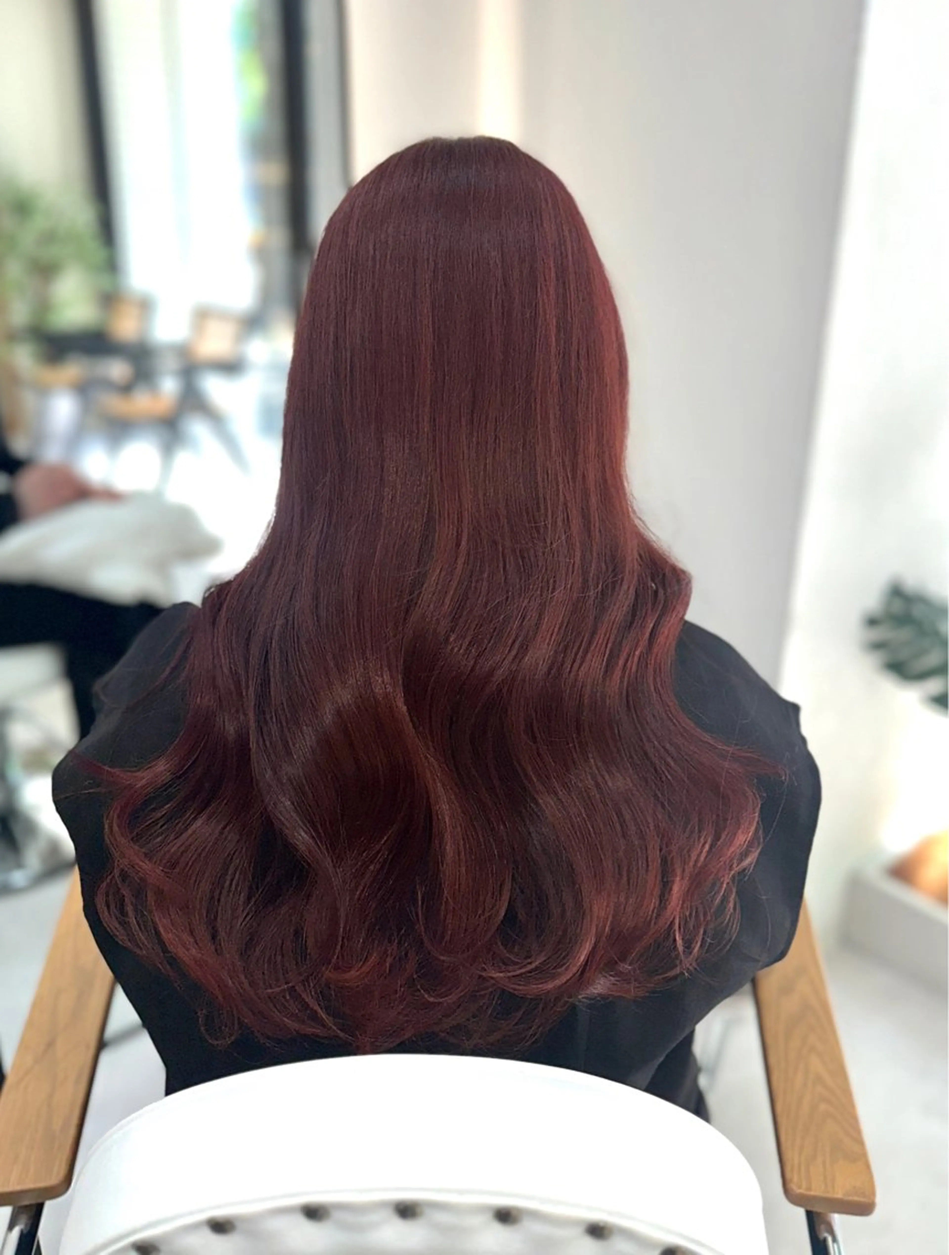 ロング カット ヘアカラー 韓国ヘア/艶髪ロング グレージュ/kanaのヘアスタイル