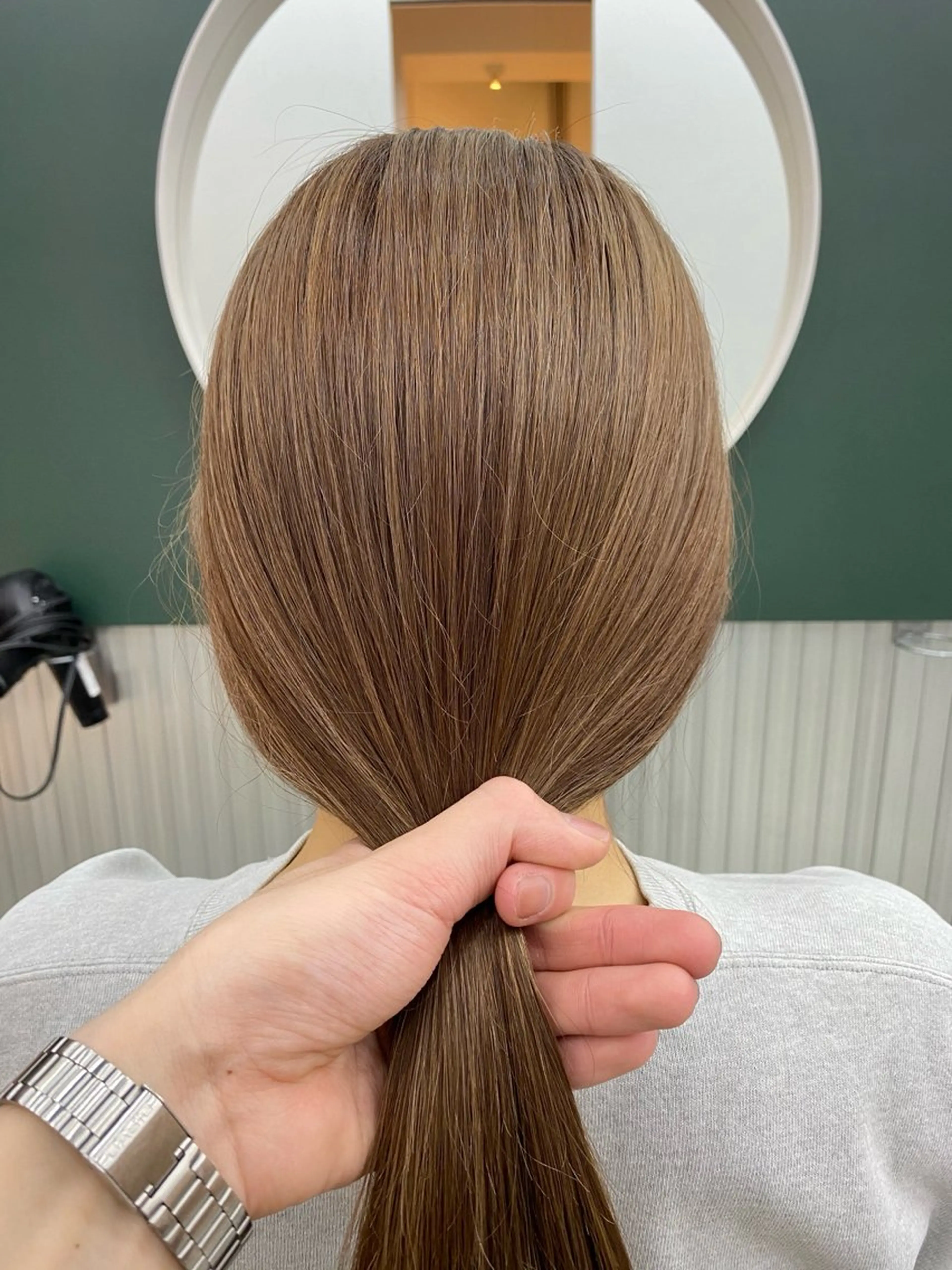 セミロング カラー カット ヘアカラー 村田 りょうやのヘアスタイル