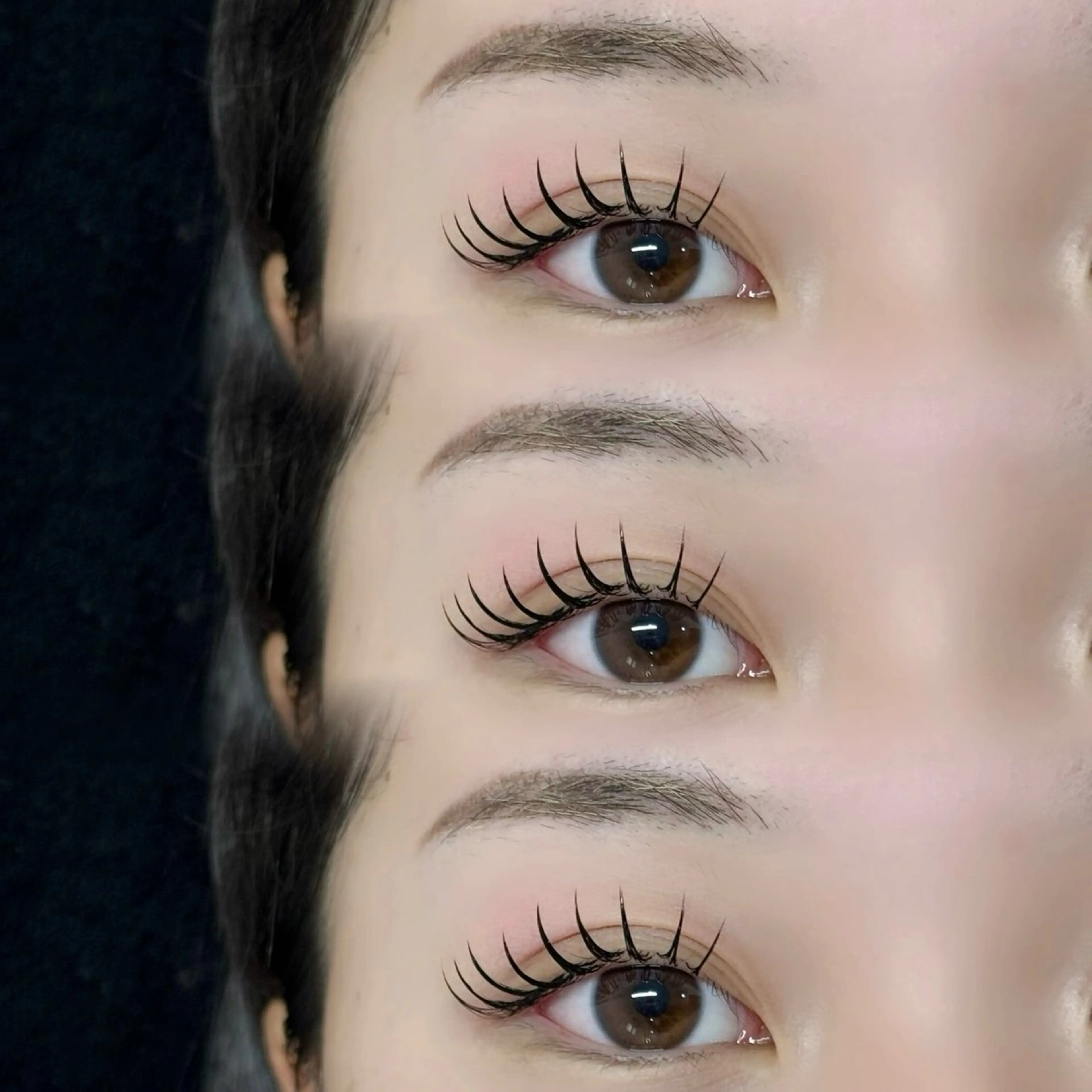 マツエク・マツパ フラットラッシュ MOA美enus 【モアビーナス】のマツエク・マツパデザイン