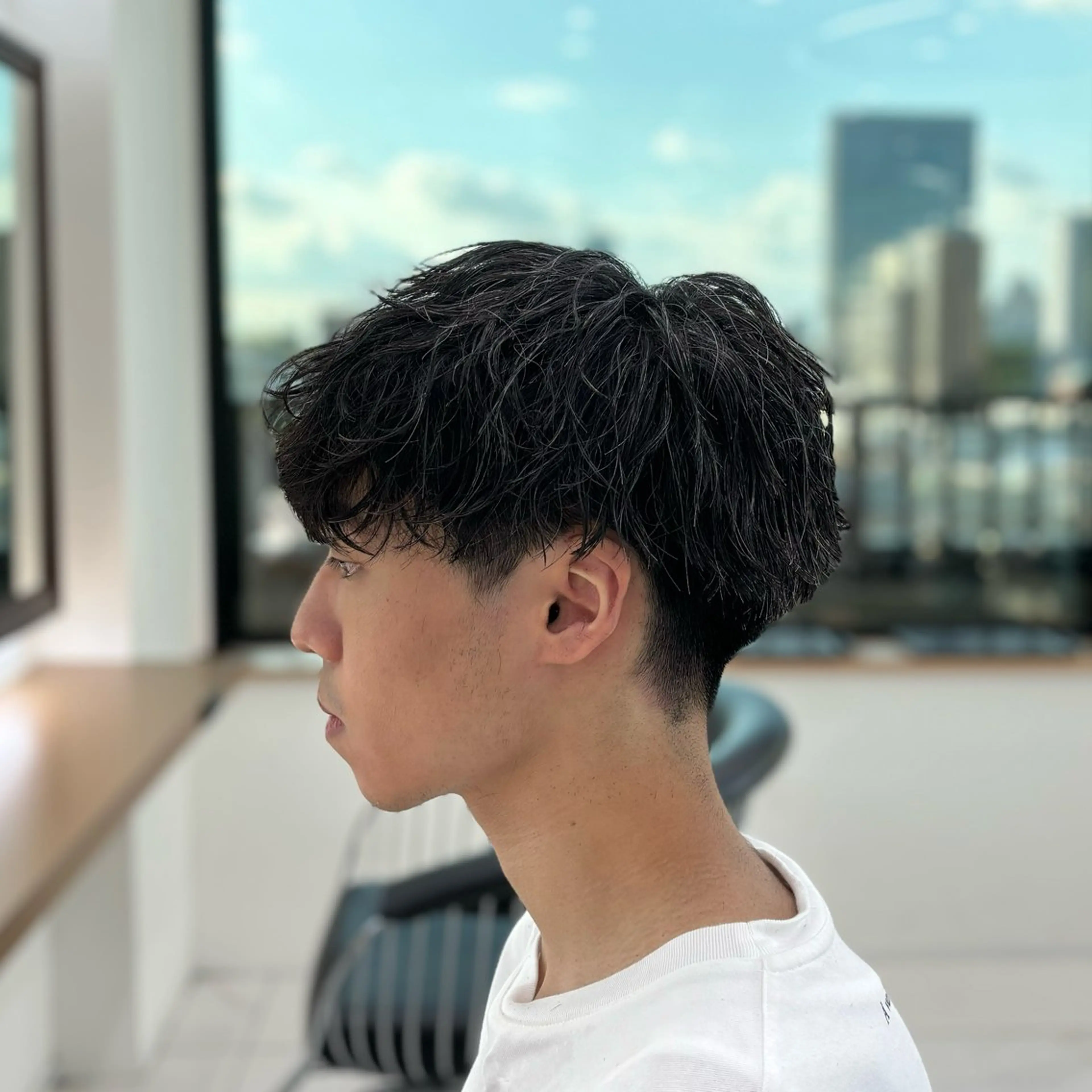 パーマ メンズ カット パーマ メンズパーマ/ メンズカット/仙田旭のヘアスタイル