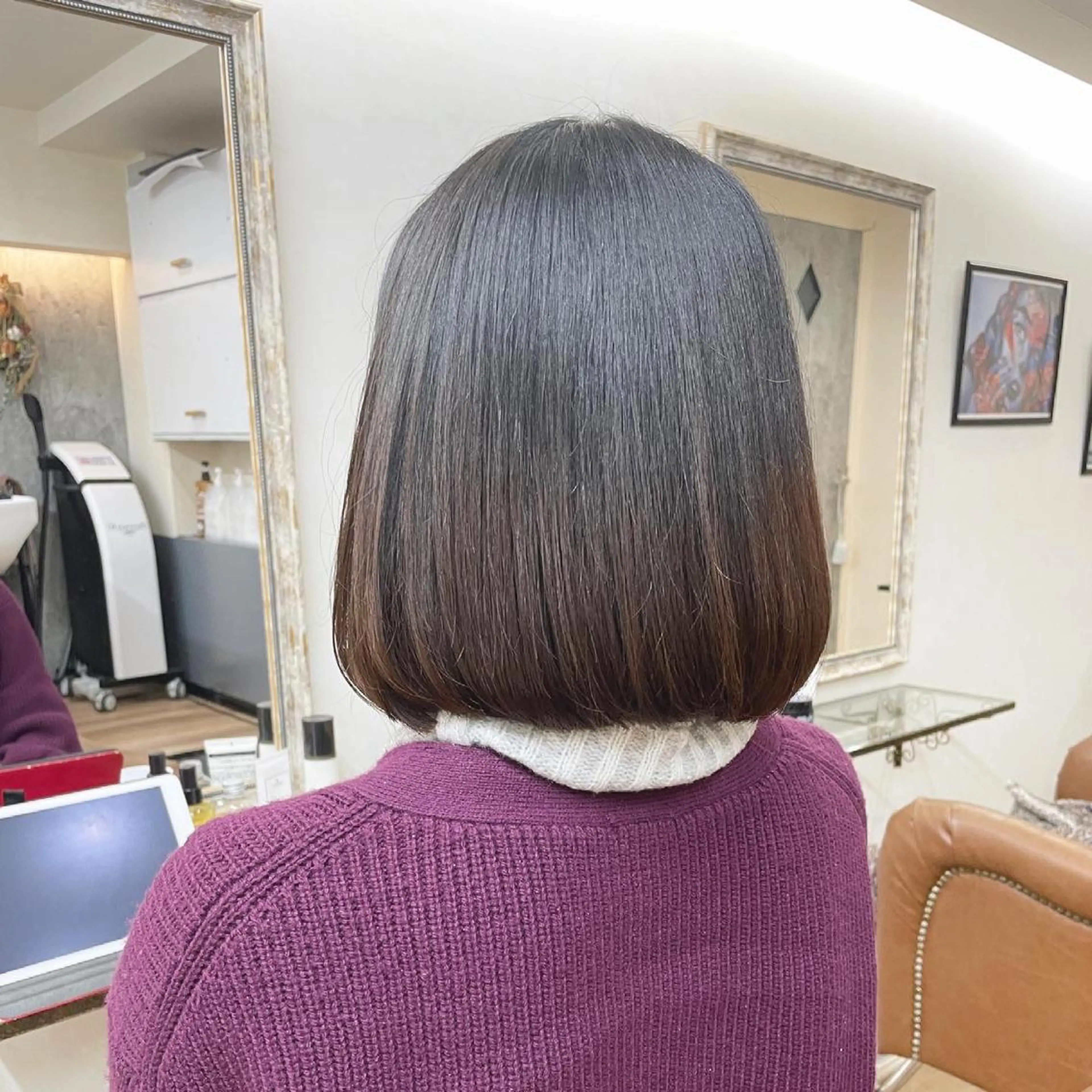 ミディアム TOWA 野村　コウダイのヘアスタイル