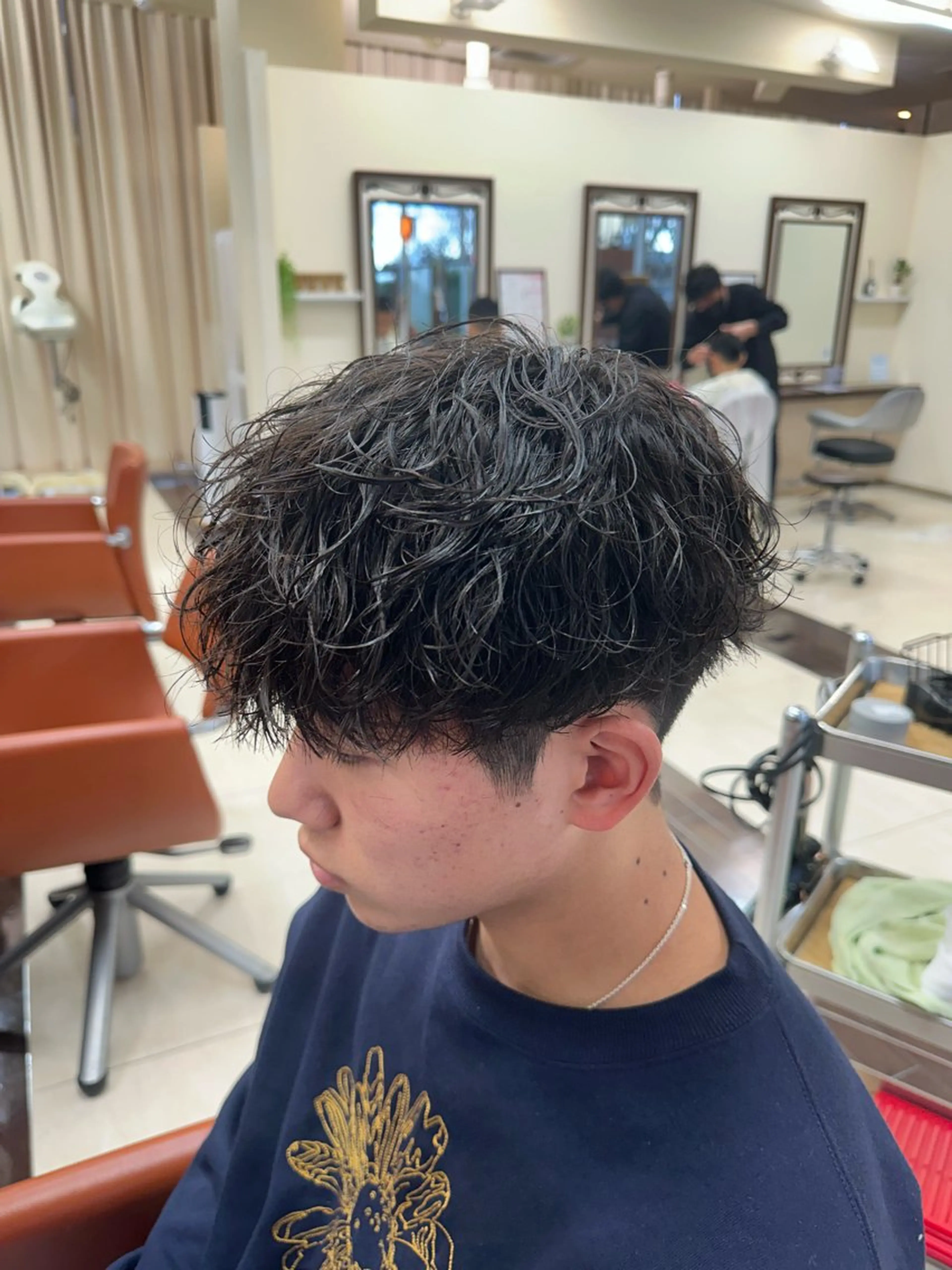 ショート カラー パーマ カット パーマ 毎月230人担当/ メンズヘア/清和武虎のヘアスタイル