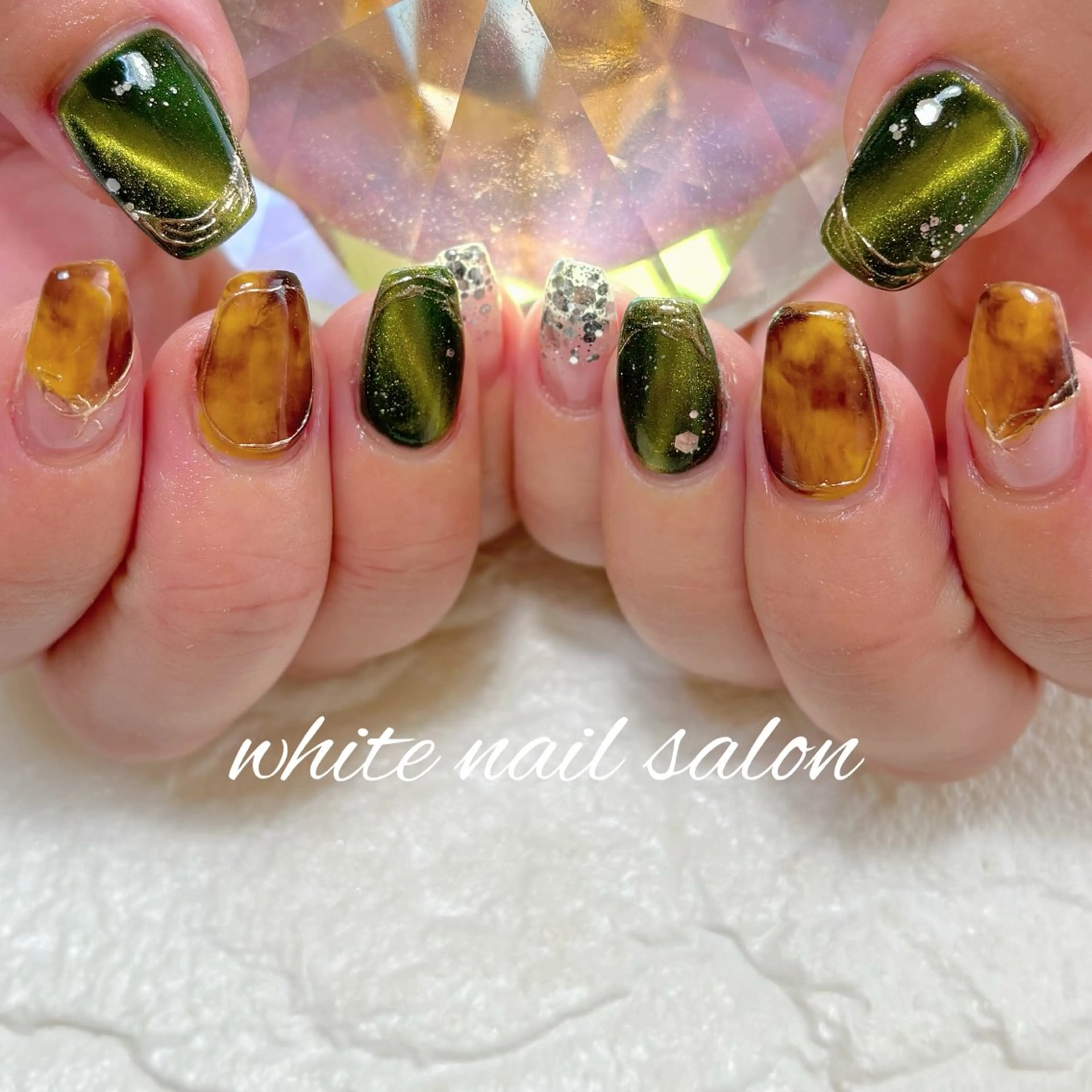 ネイル フットネイル white nail salonのネイルデザイン