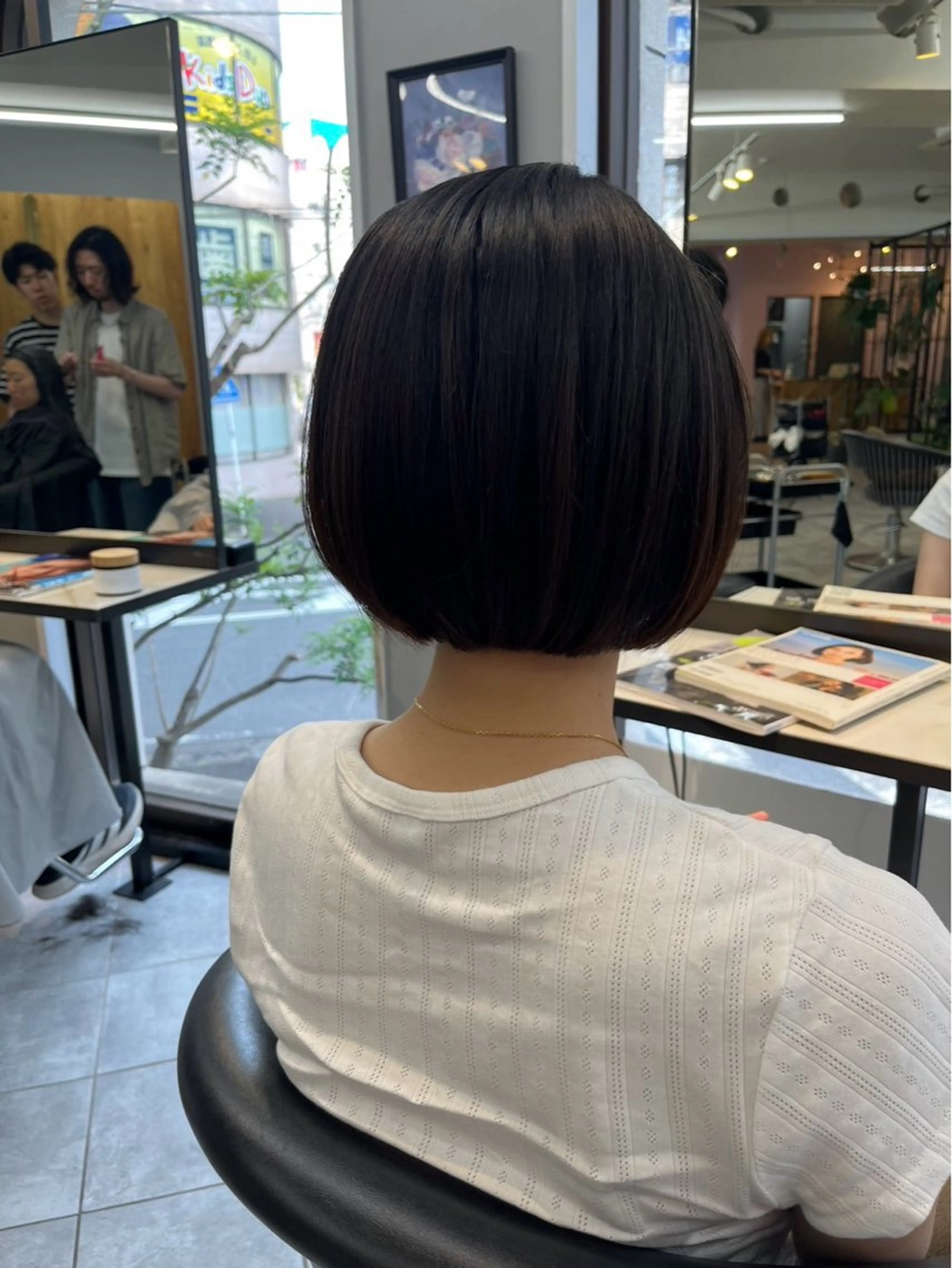 ミディアム 佐藤 慧のヘアスタイル