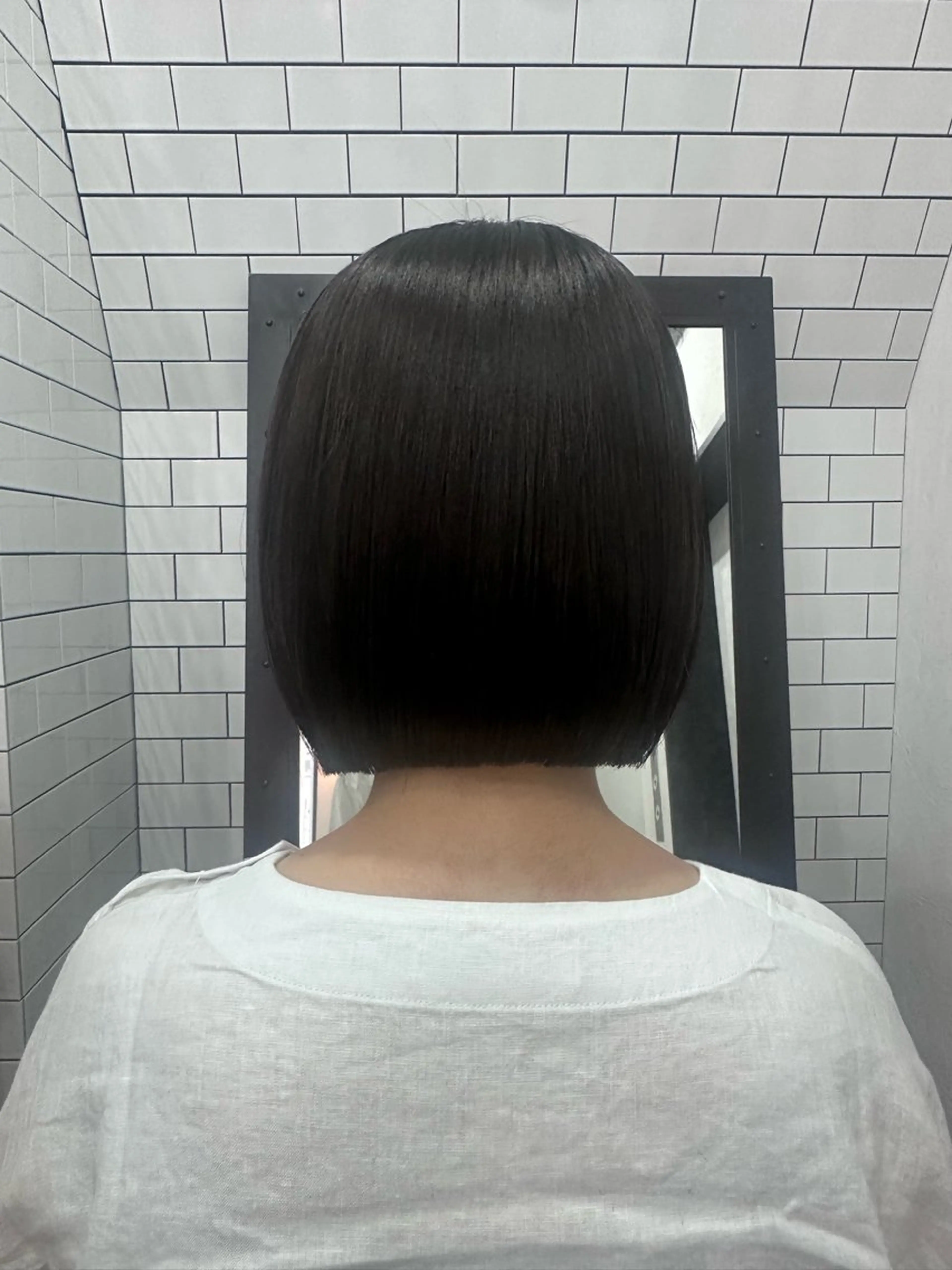 ショート カット 縮毛矯正 トリートメント 妙見 知洋のヘアスタイル