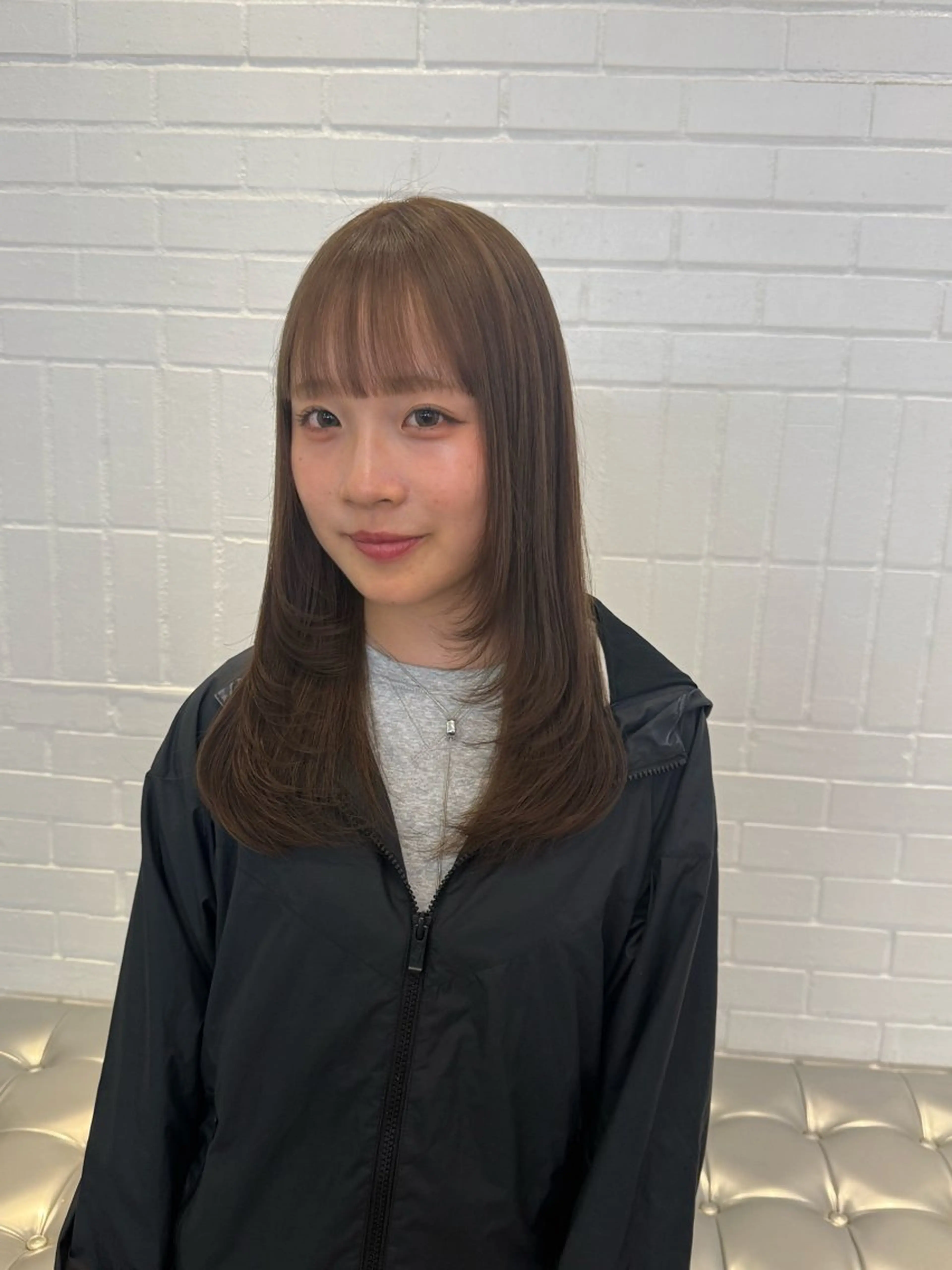 セミロング カラー ヘアアレンジ ヘアカラー トリートメント ヘアセット 海外/ハイトーン🪽 ☯️ami☯️のヘアスタイル