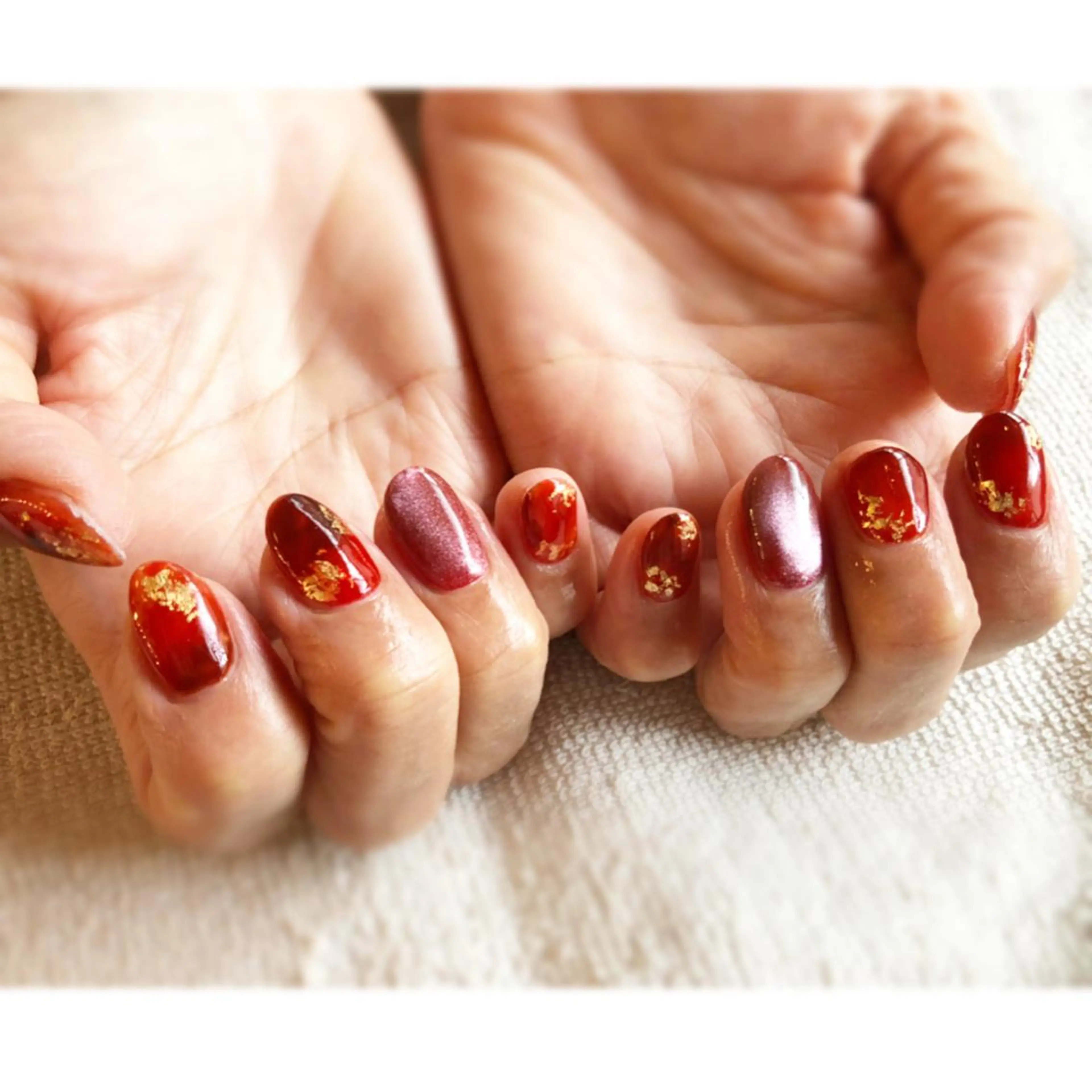 ネイル マグネットネイル lento nailのネイルデザイン