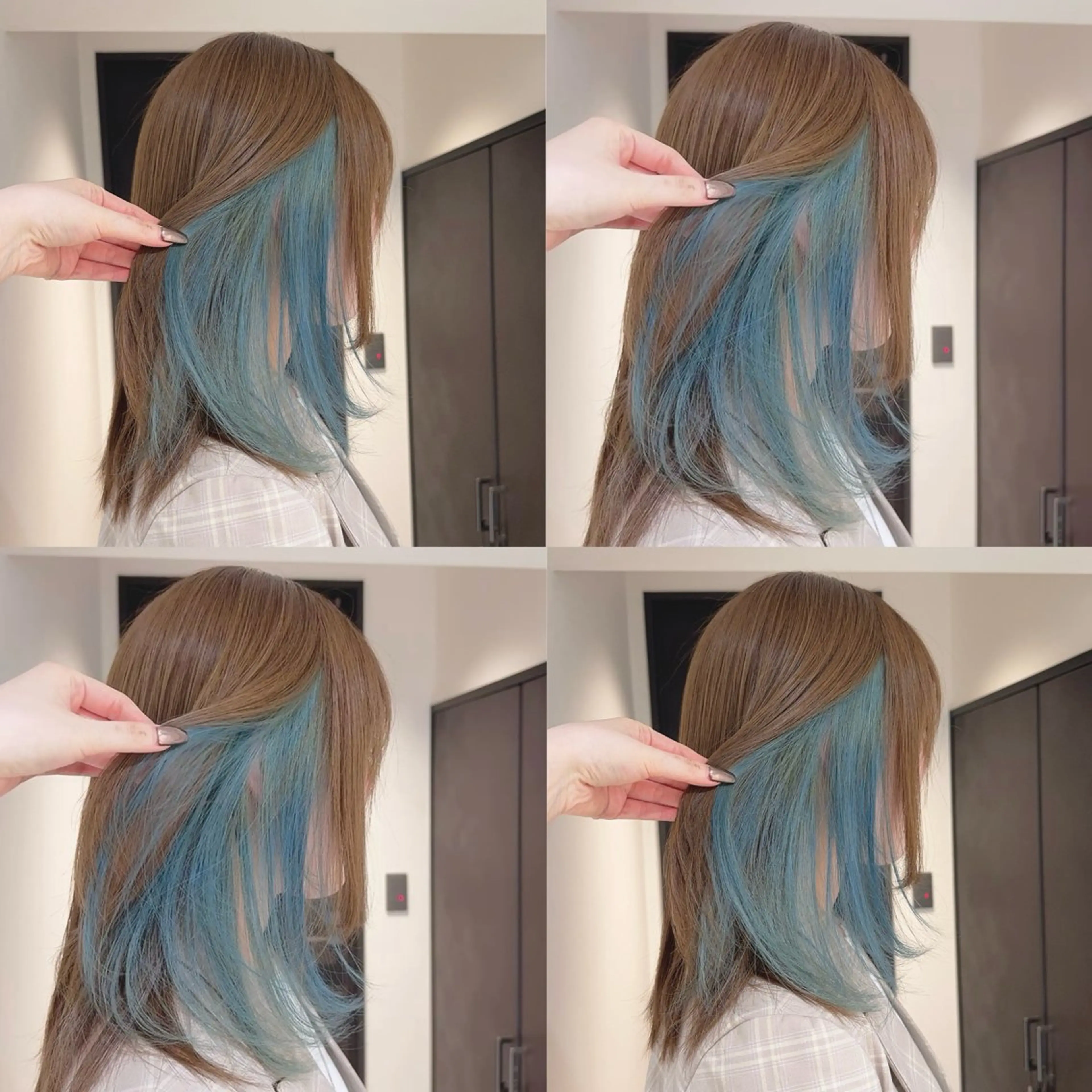 カラー ヘアカラー トリートメント 渋谷:インナーカラー ／🍒エリカ🍒のヘアスタイル