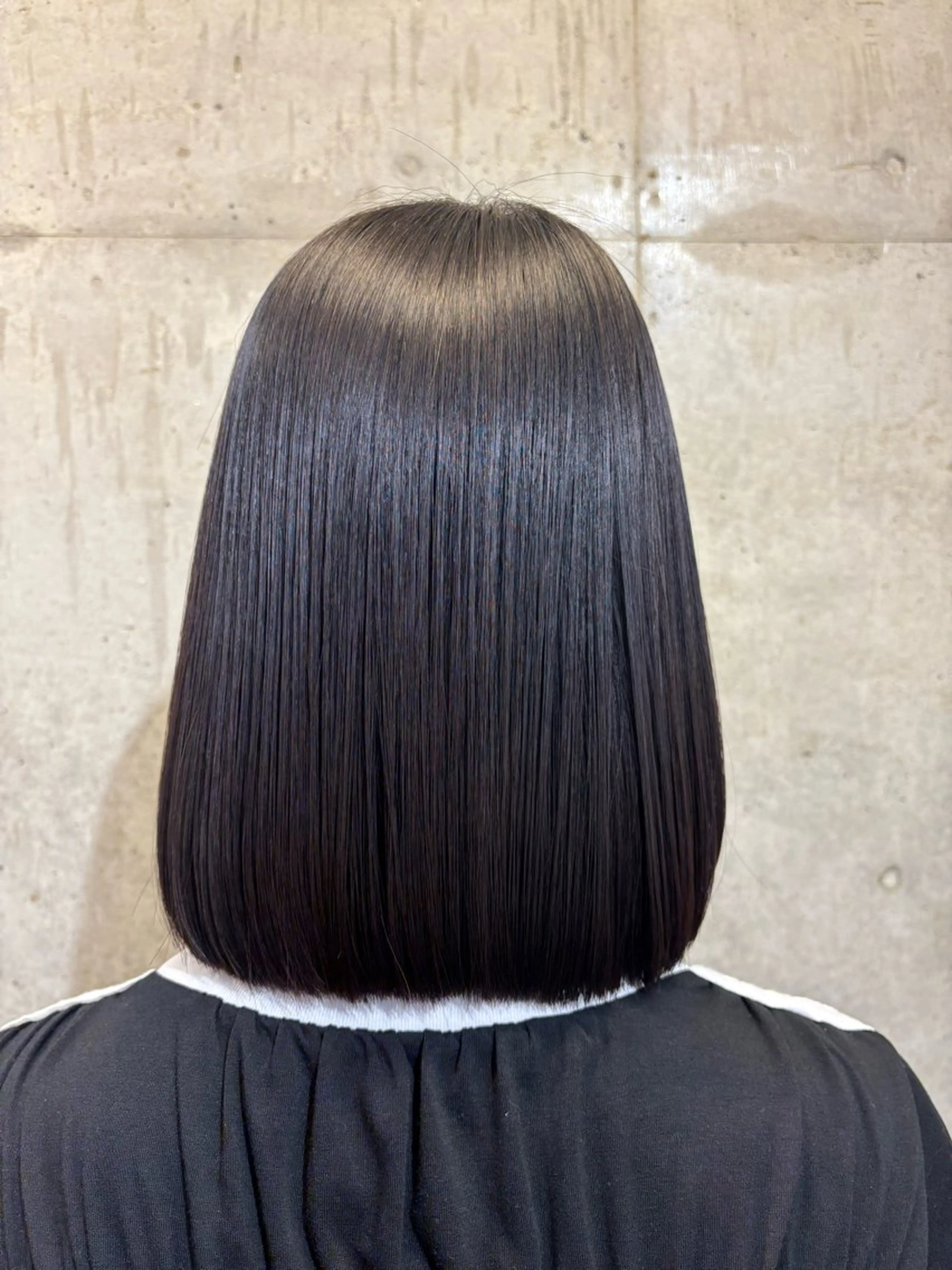ミディアム ボブ 髪質改善/色持ち カラー坂田のヘアスタイル