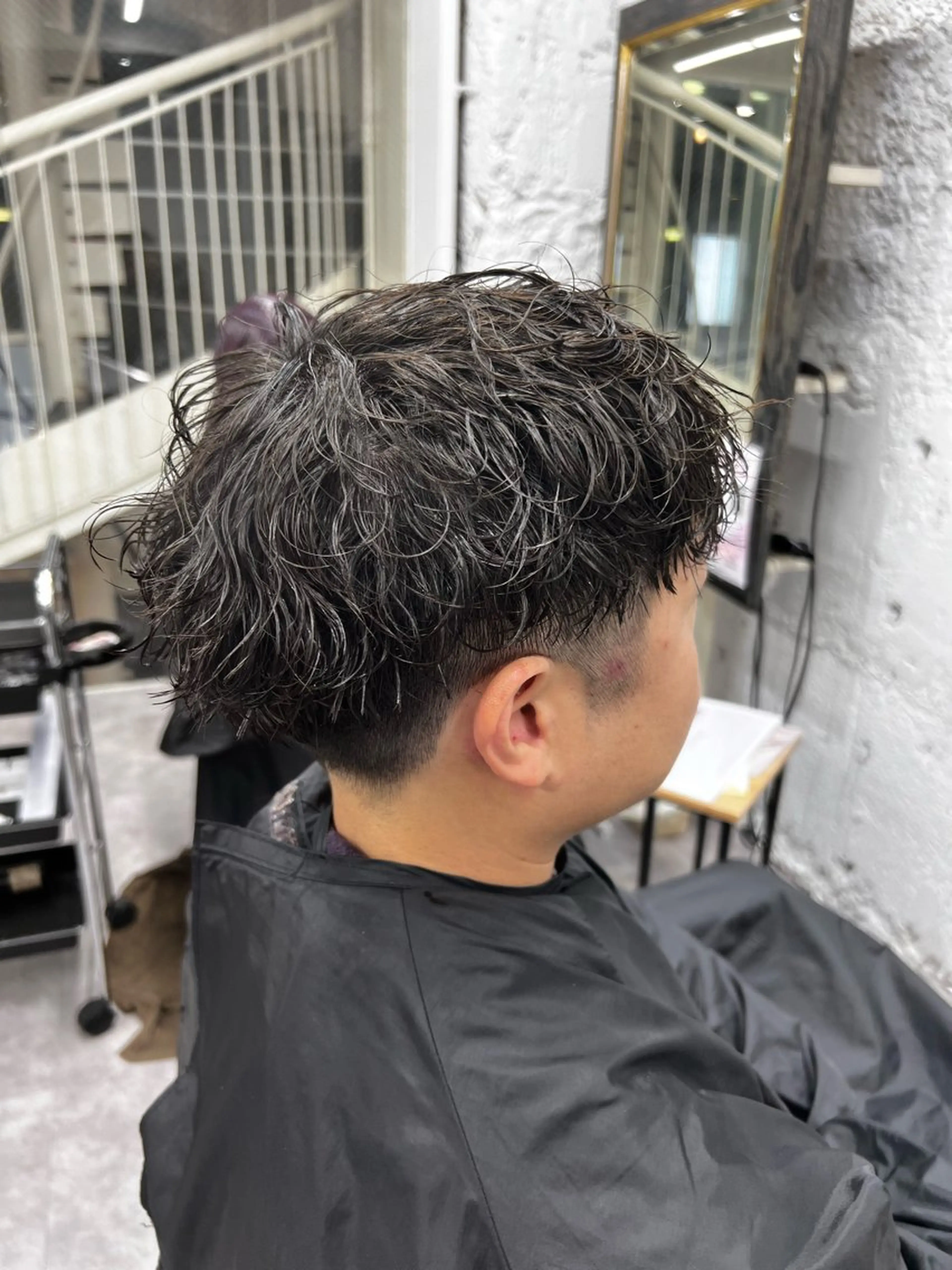パーマ メンズ 笹江 瑞穂のヘアスタイル