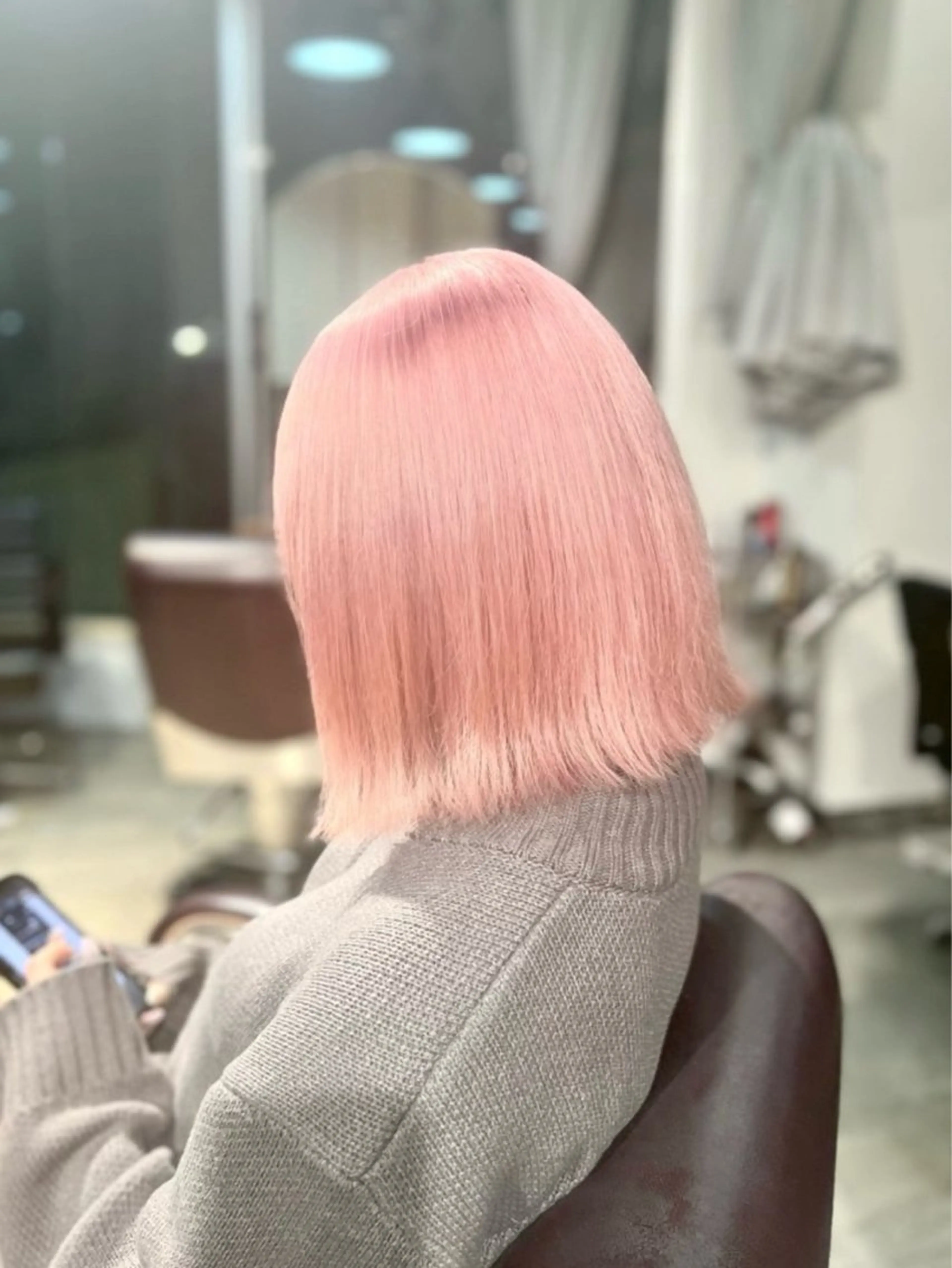 ミディアム カラー 🎀ハイトーン・艶 カラー HANA🎀のヘアスタイル