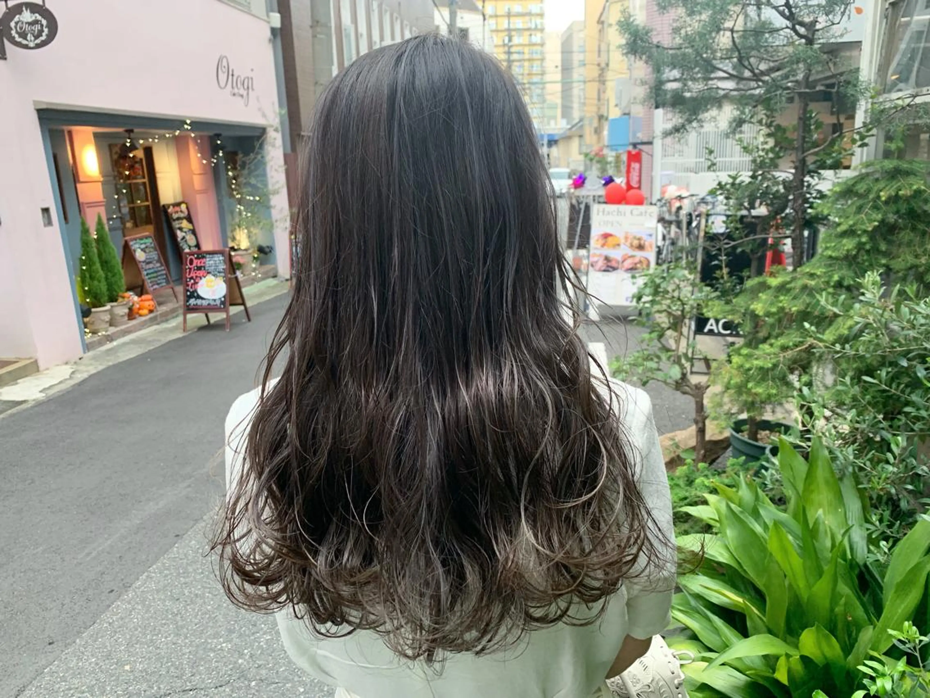 【髪質改善】カット＋ケアカラー＋髪質改善活性ケラチントリートメントの写真