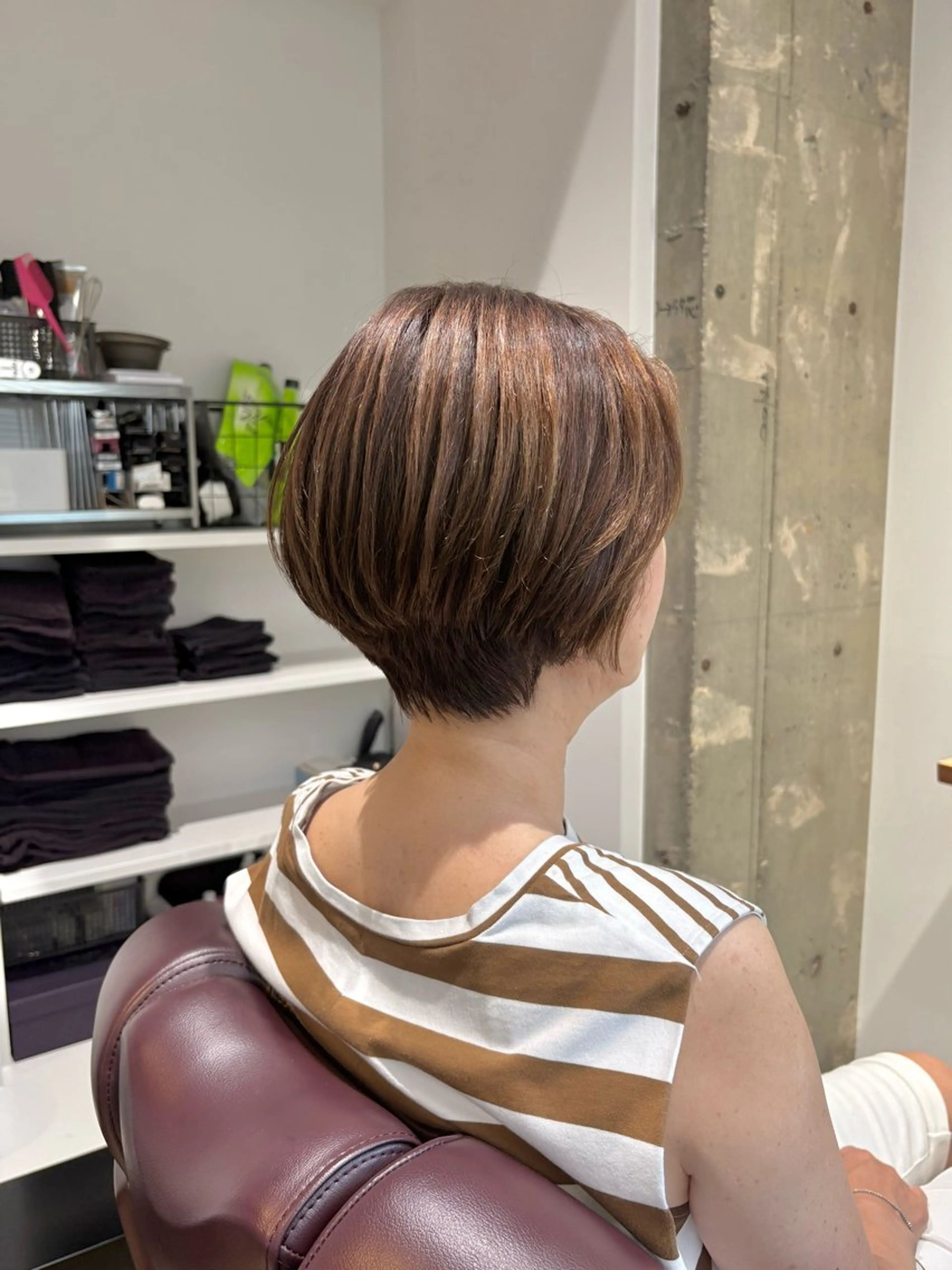 ショート カラー 名駅/大人可愛い /艶髪/流音のヘアスタイル