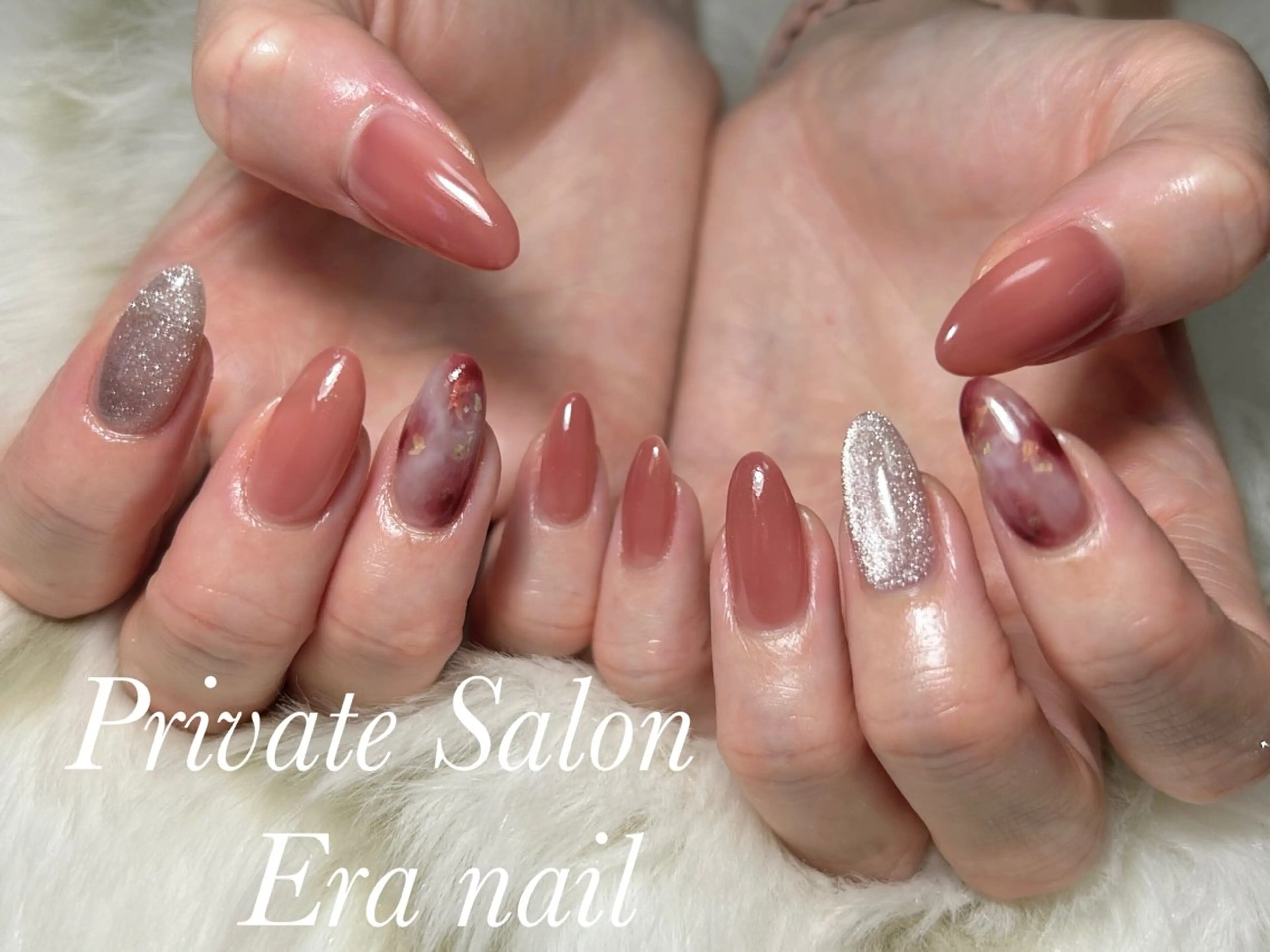 ネイル ニュアンスネイル ハンドネイル Era nailのネイルデザイン