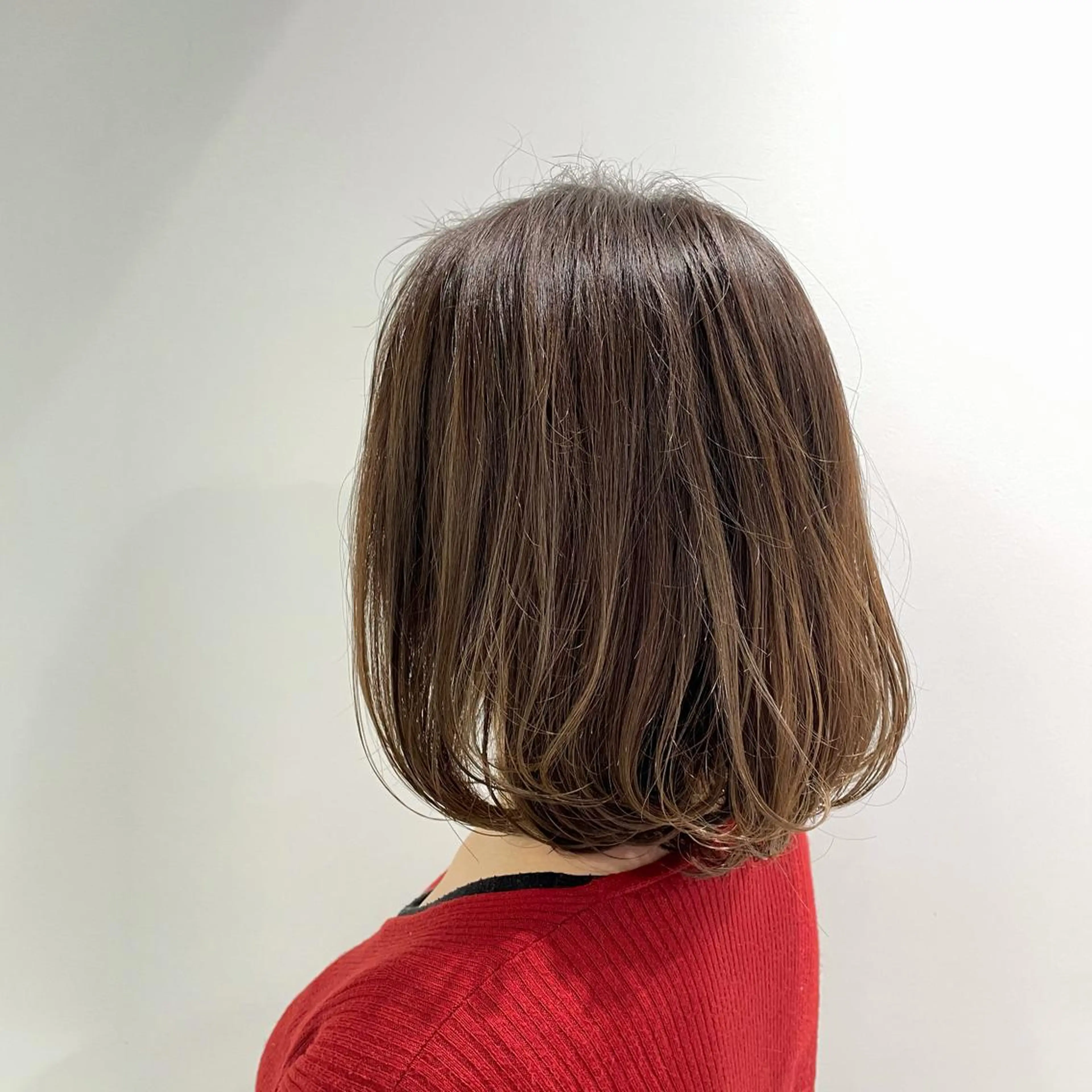 ショート カラー ヘアカラー トリートメント ヘアセット I'S.横浜所属・赤み消しカラー 🍀JUNKIのヘアスタイル