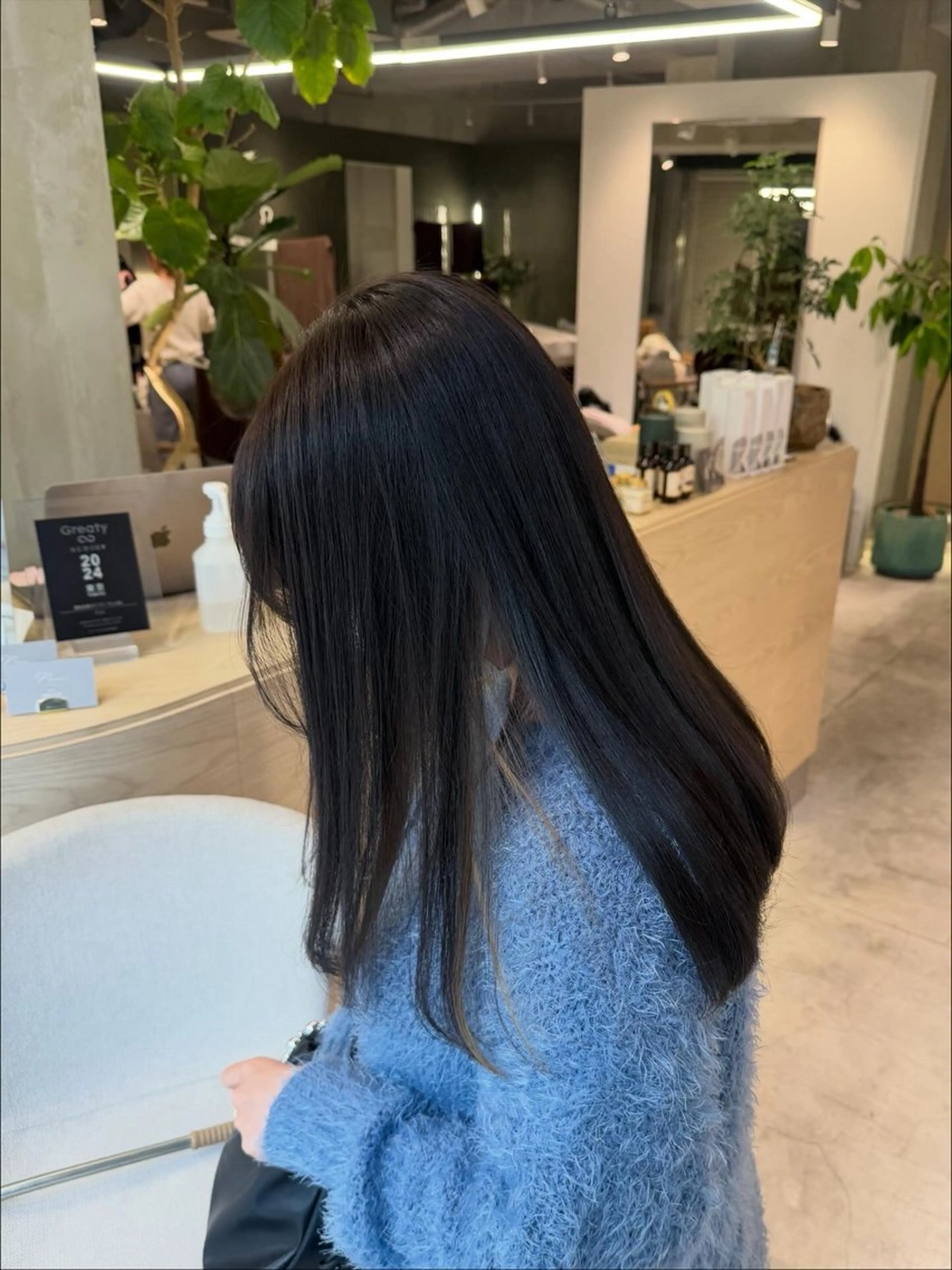 セミロング トリートメント ヘアカラー FUJIIKANON /パーマモデル募集中のヘアスタイル