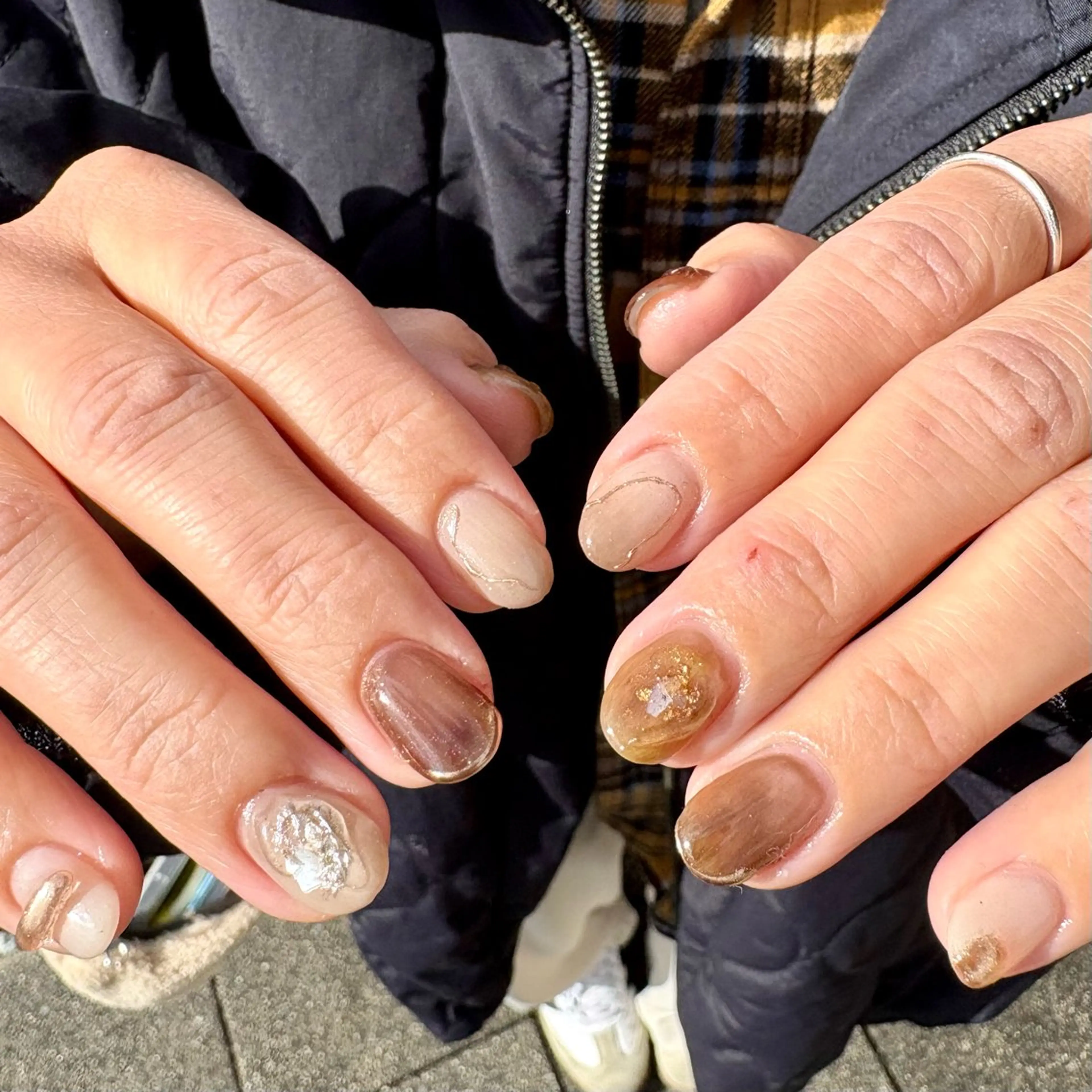 ミディアム Mikami Nanaのネイルデザイン