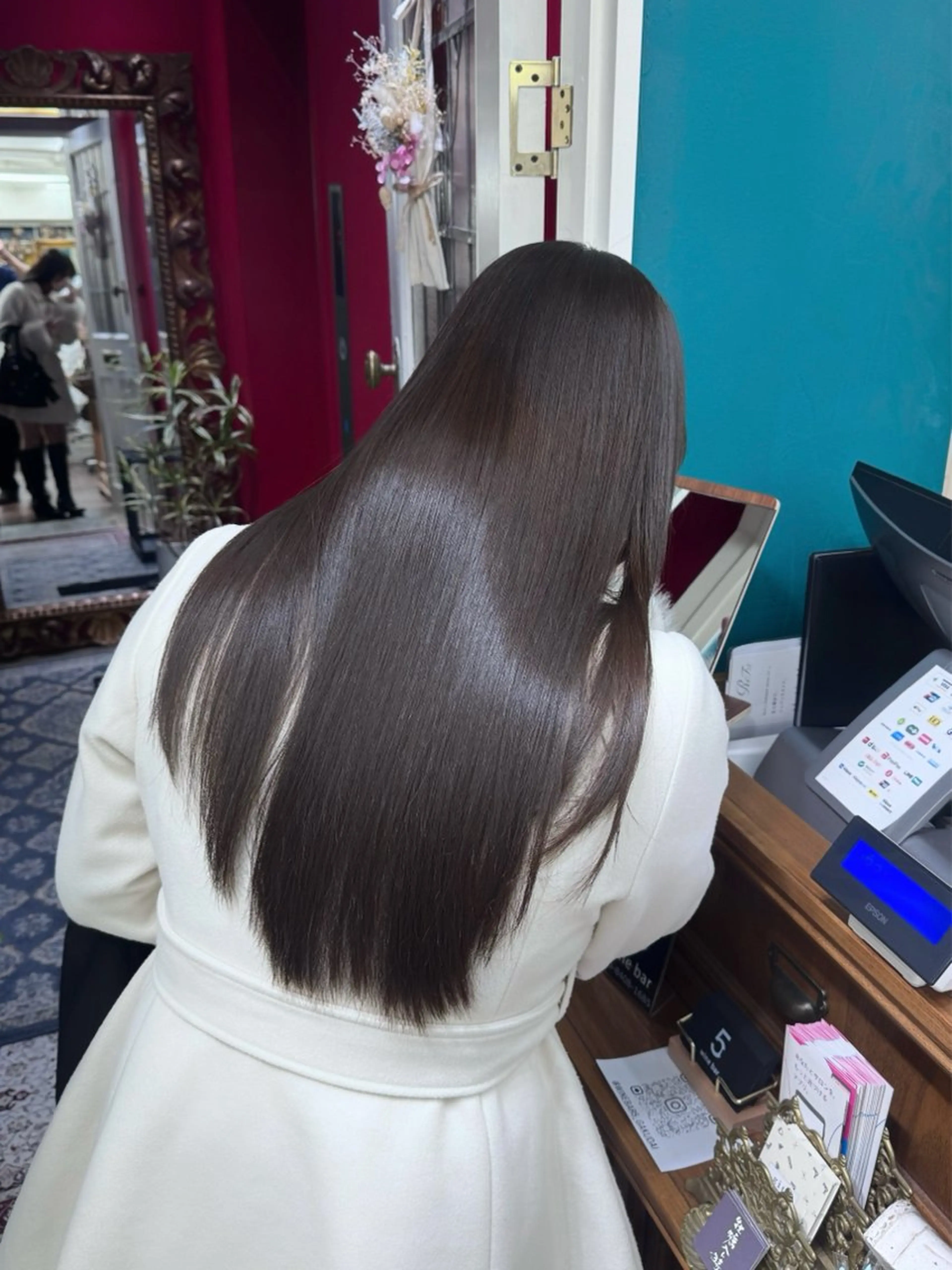 ロング ロング カット 縮毛矯正 ウルフ/レイヤー /髪質改善 ナユタのヘアスタイル