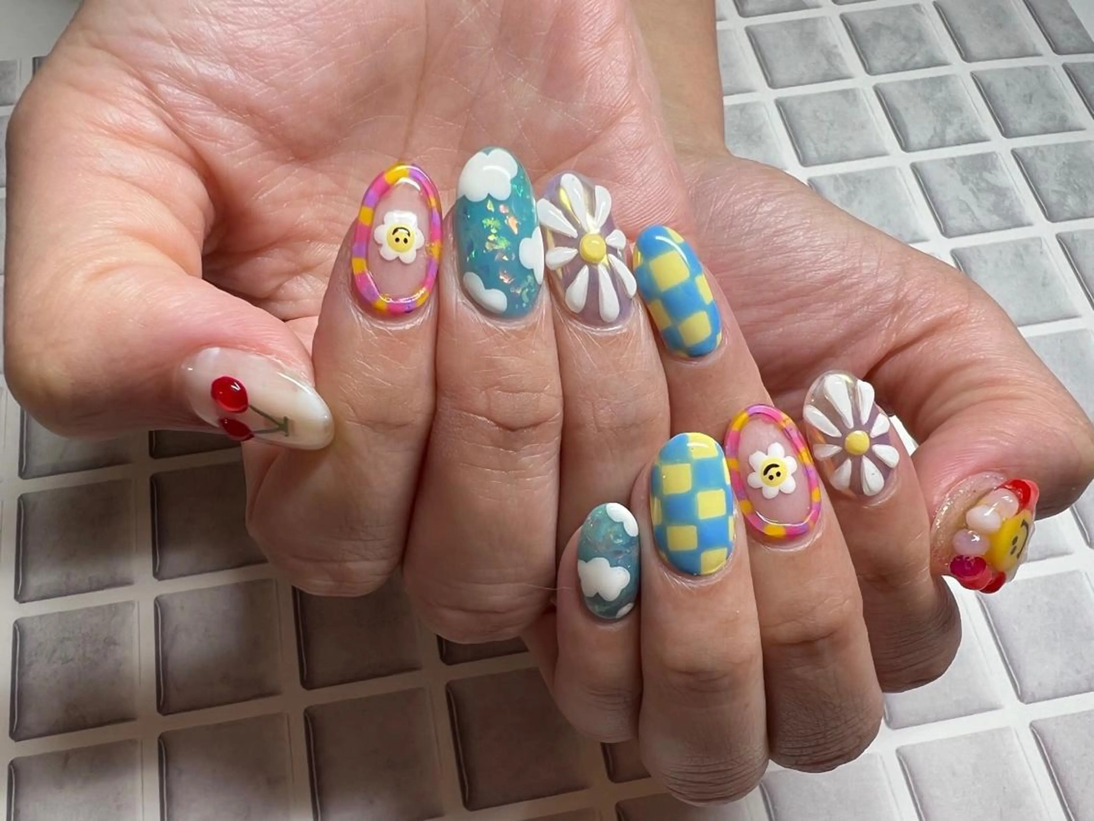 ロング ネイル nail salon Pink Aliceのネイルデザイン