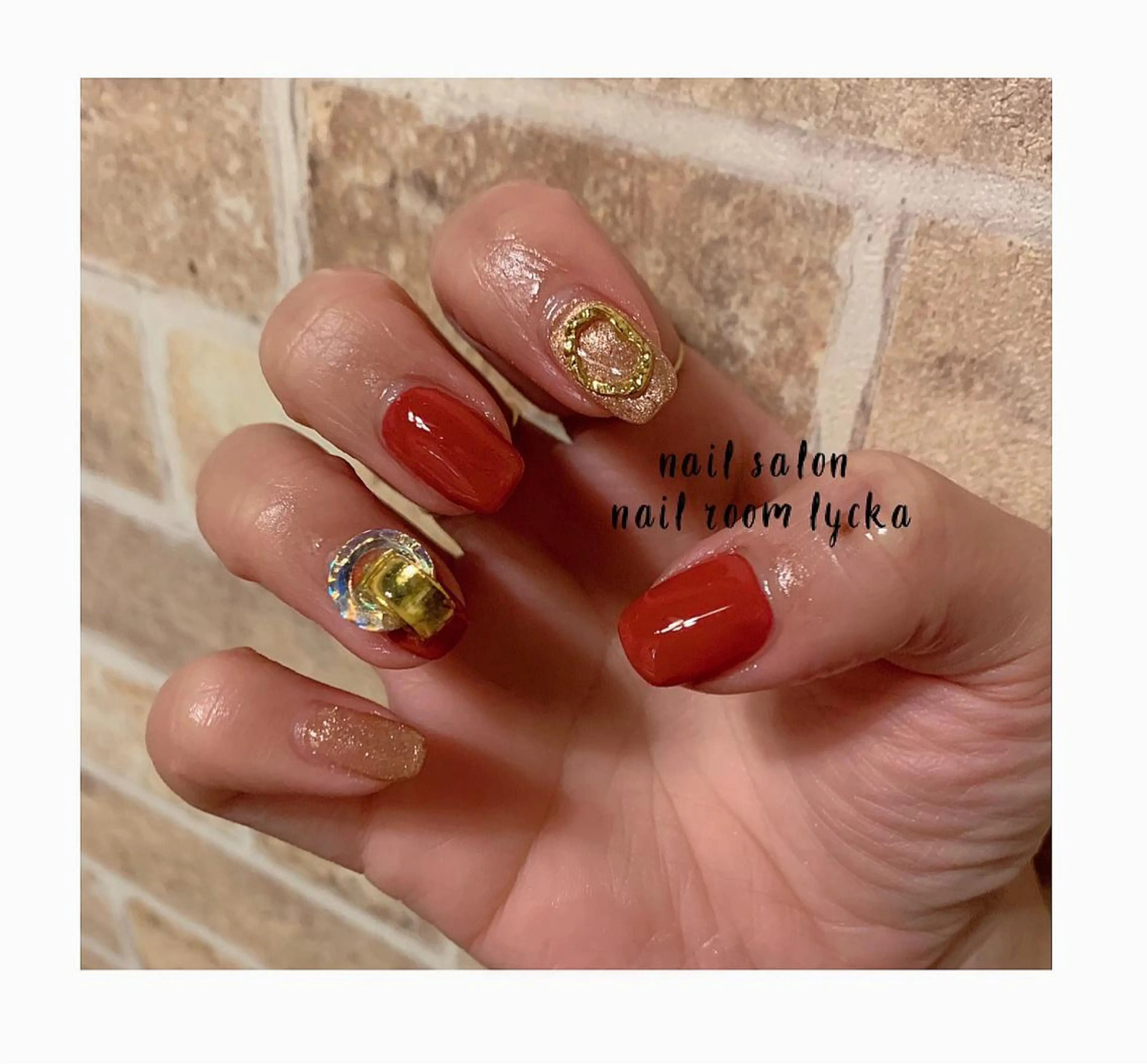 ネイル ジェルネイル パラジェル 冬ネイル ﾈｲﾙﾙｰﾑﾘｯｶ 𝐦𝐚𝐲𝐮のネイルデザイン