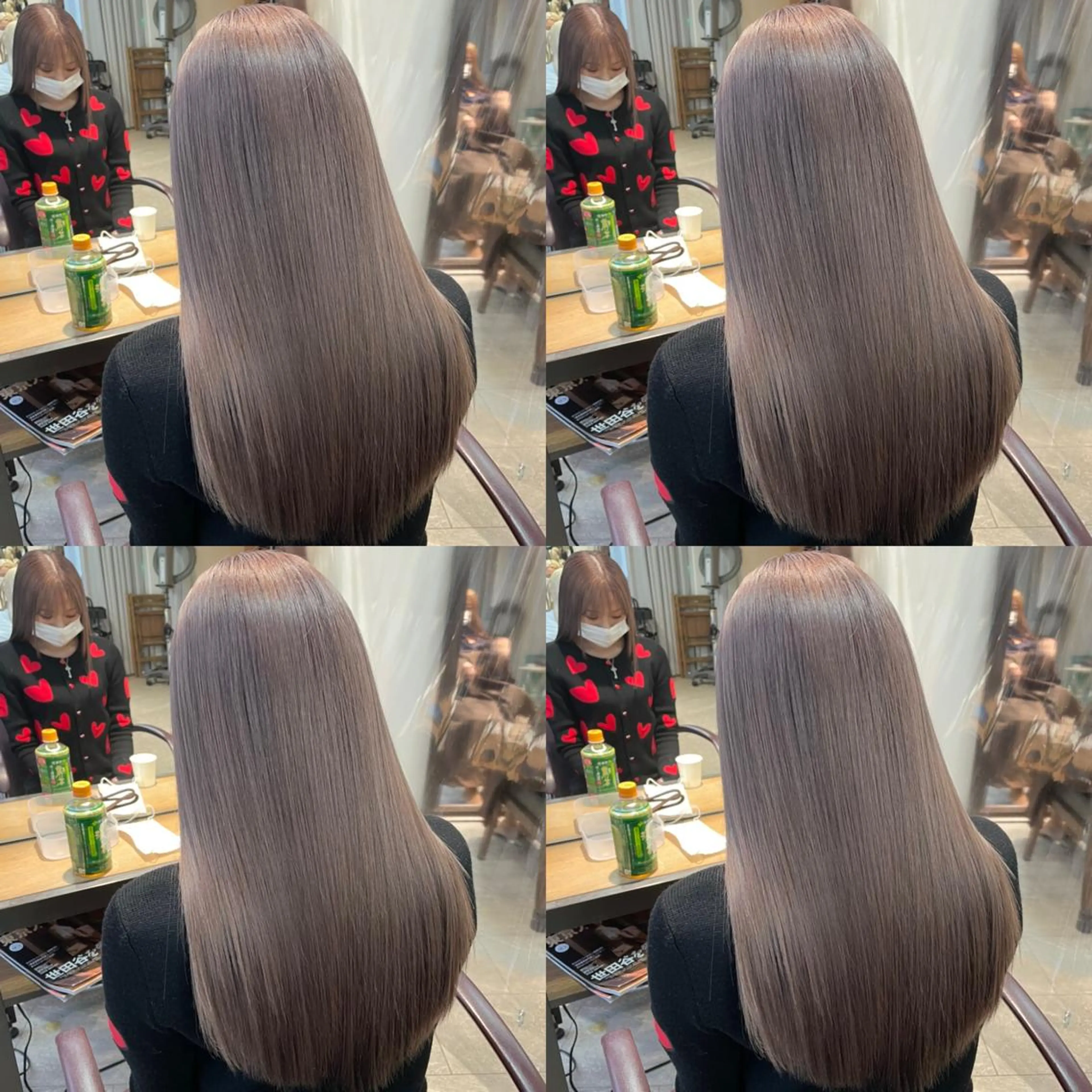 ロング カラー ハイトーンカラー カット ヘアカラー トリートメント ヘアセット 💜ハイトーン💛 マジカルかいちゃんのヘアスタイル