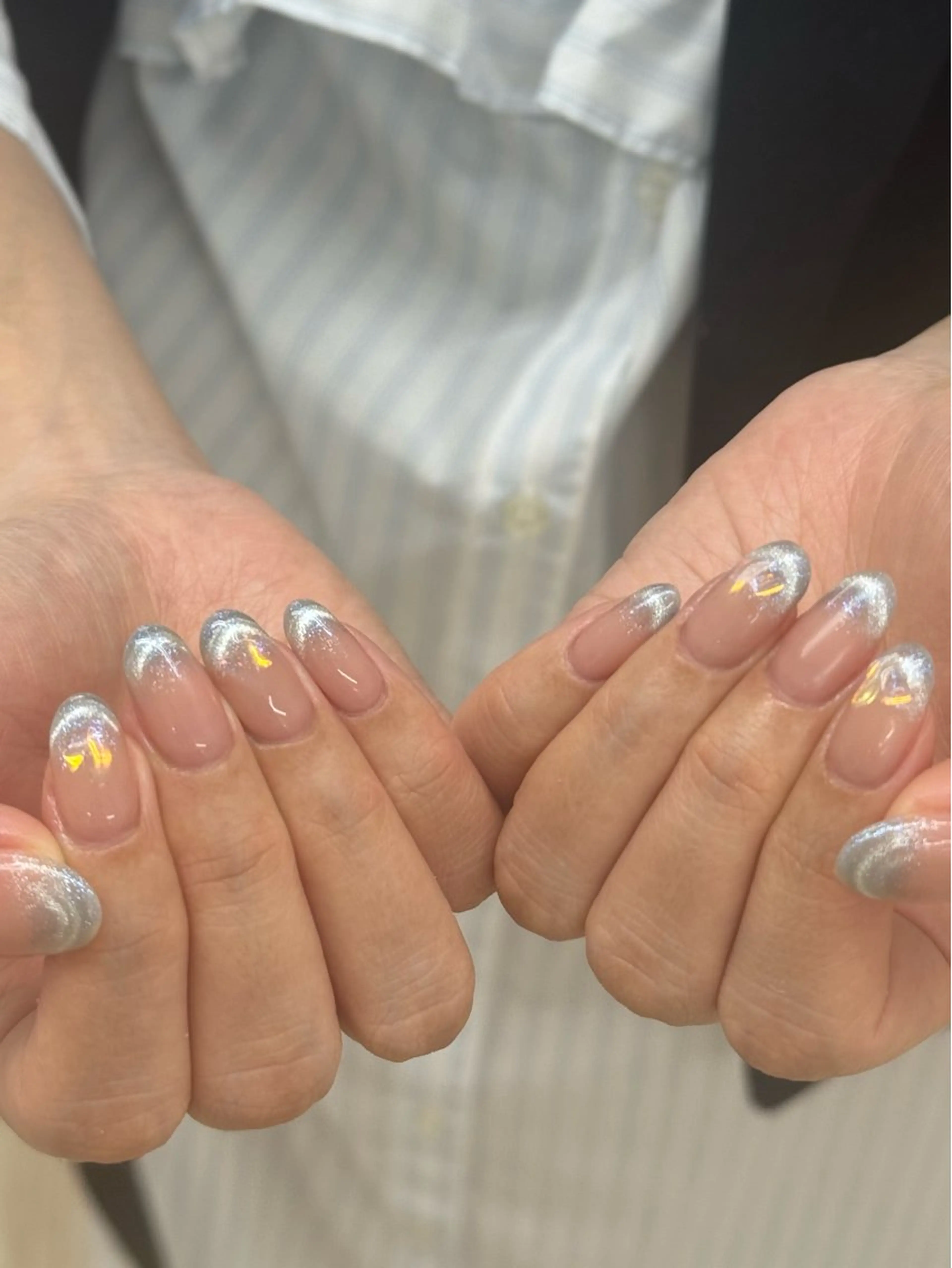 ネイル 長さ出し フットネイル ジェルネイル マグネットネイル 持ち込み Ocean Nailのネイルデザイン