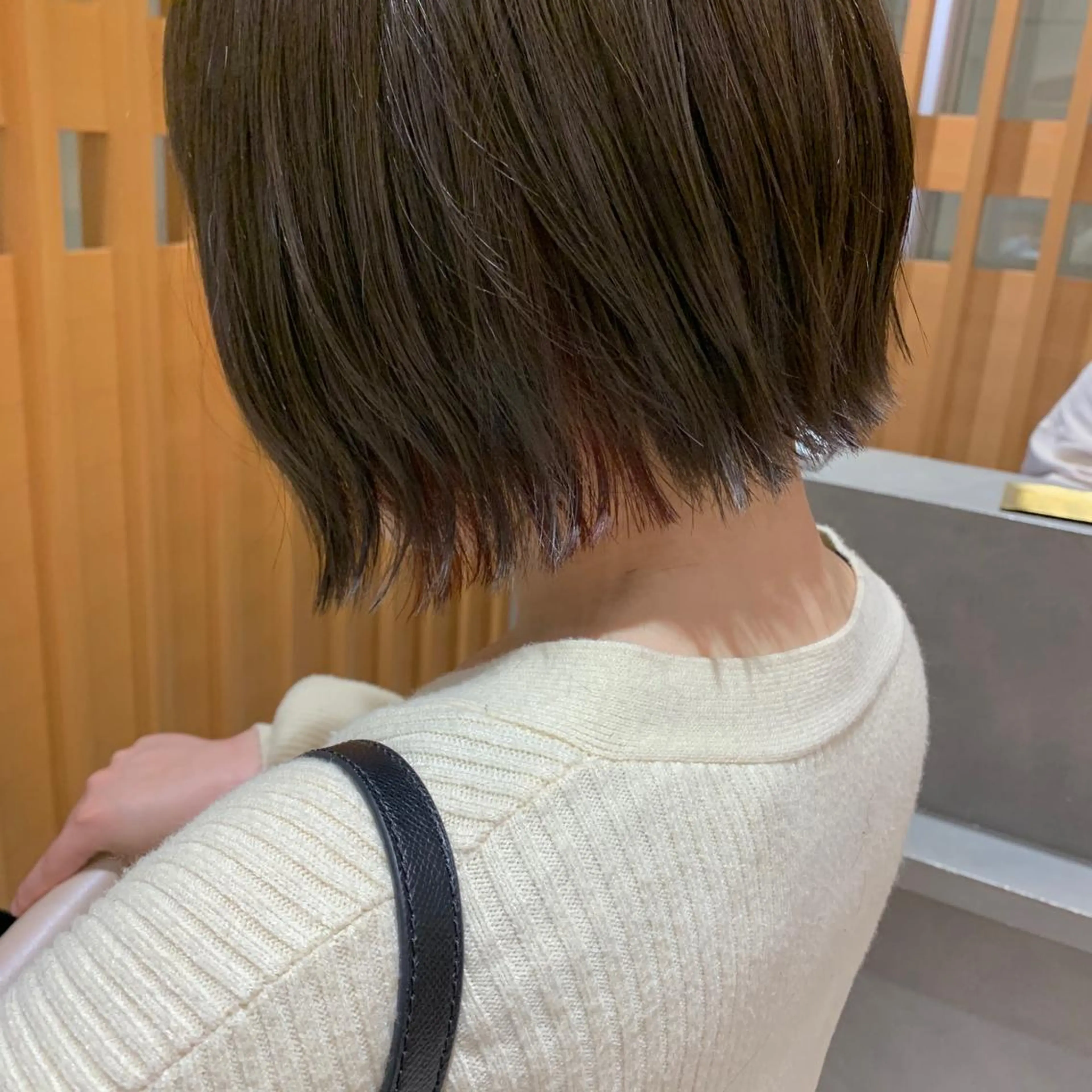 ミディアム カラー 下川 由貴のヘアスタイル