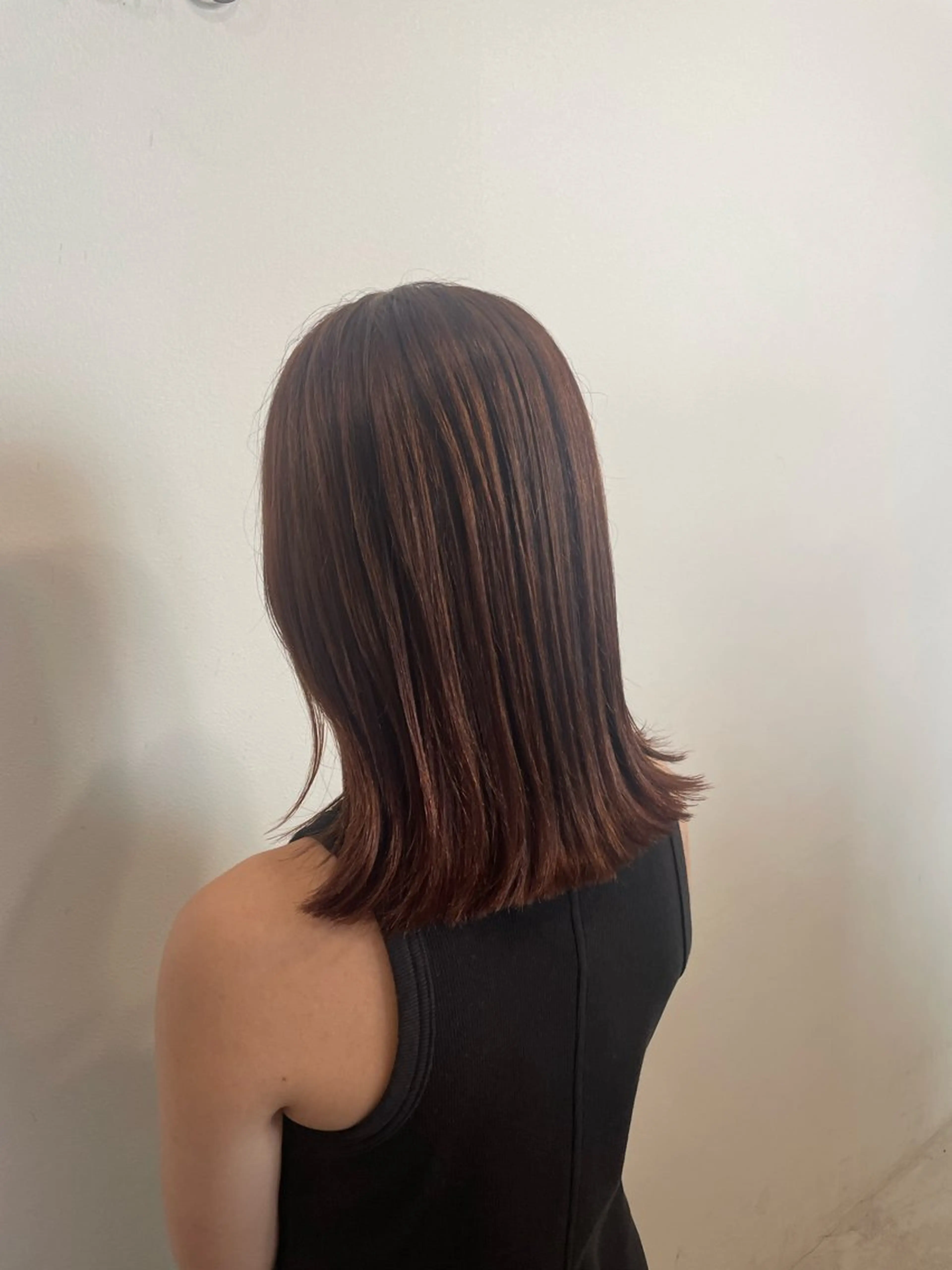 ミディアム ayano 🌱のヘアスタイル